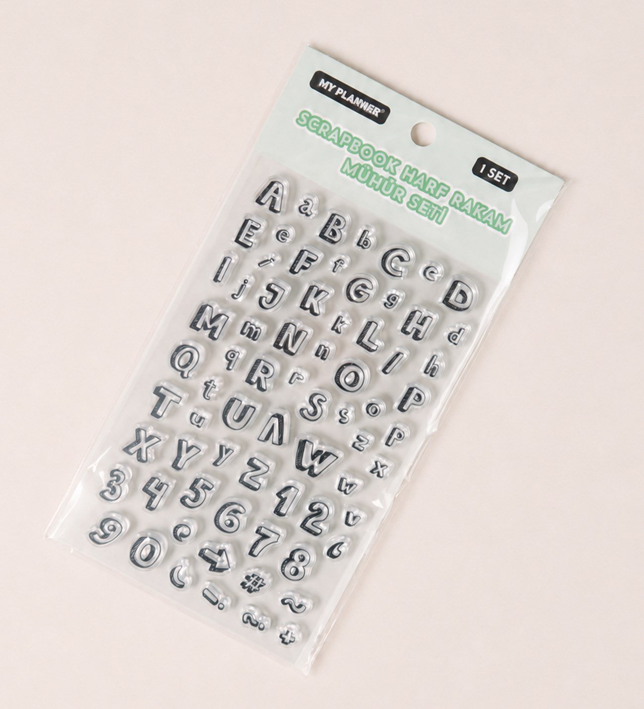 Şeffaf Harf Silikon Scrapbook Mühür SetigiftmodaBM-2680