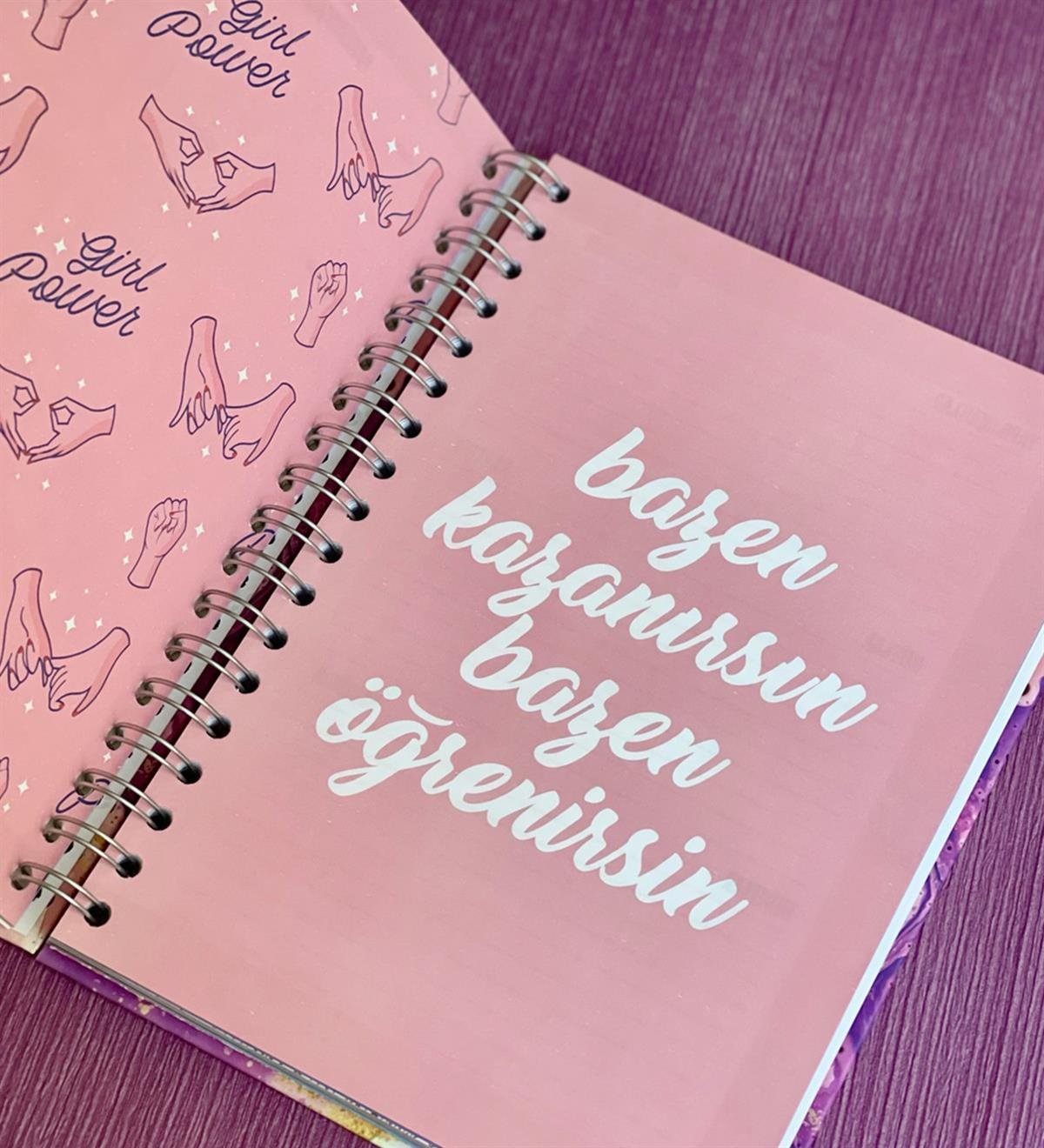 Özellerştirelebilir Hayallerinin Peşinden Git Tasarımlı Konuşan Ajanda	giftmodaGMD-2343-16