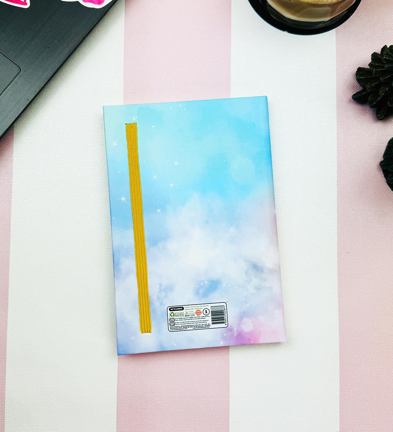 Bu Işıltılı Hayatı Ben Seçtim Tasarımlı Lastikli DeftergiftmodaBam-1231