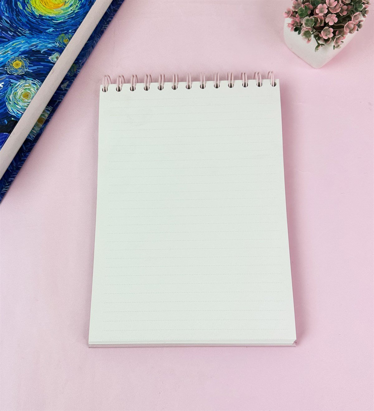 Yaşıyosun Bu Hayatı Tasarımlı Üstten Spiralli DeftergiftmodaGmd100655