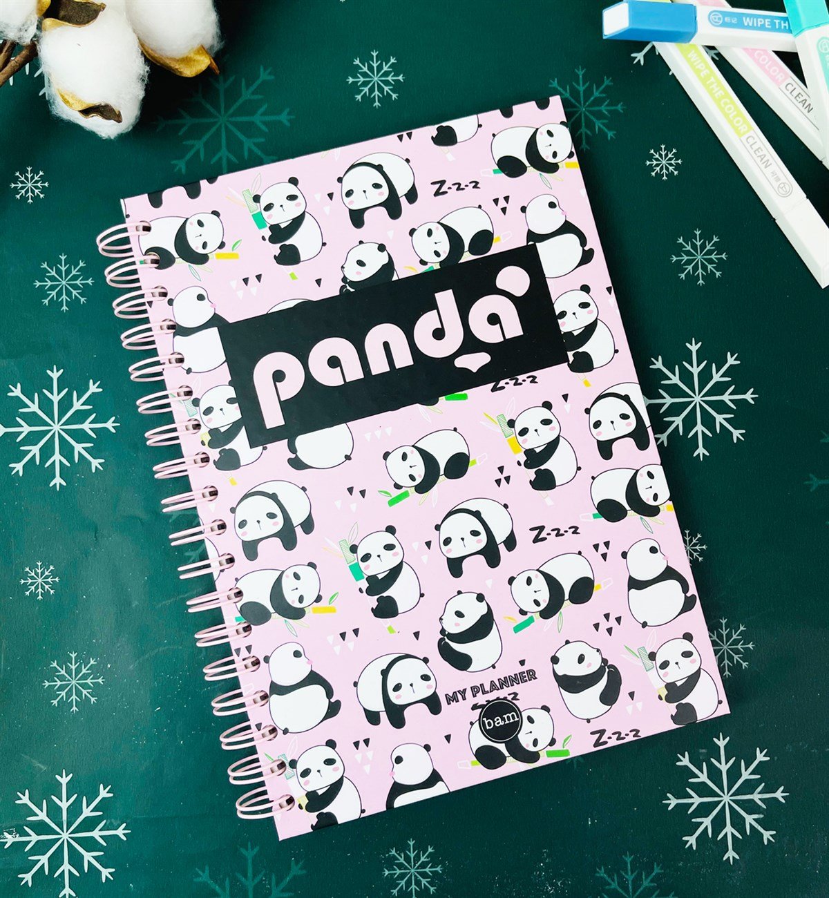 Panda Tasarımlı Konuşan AjandagiftmodaGmd100017