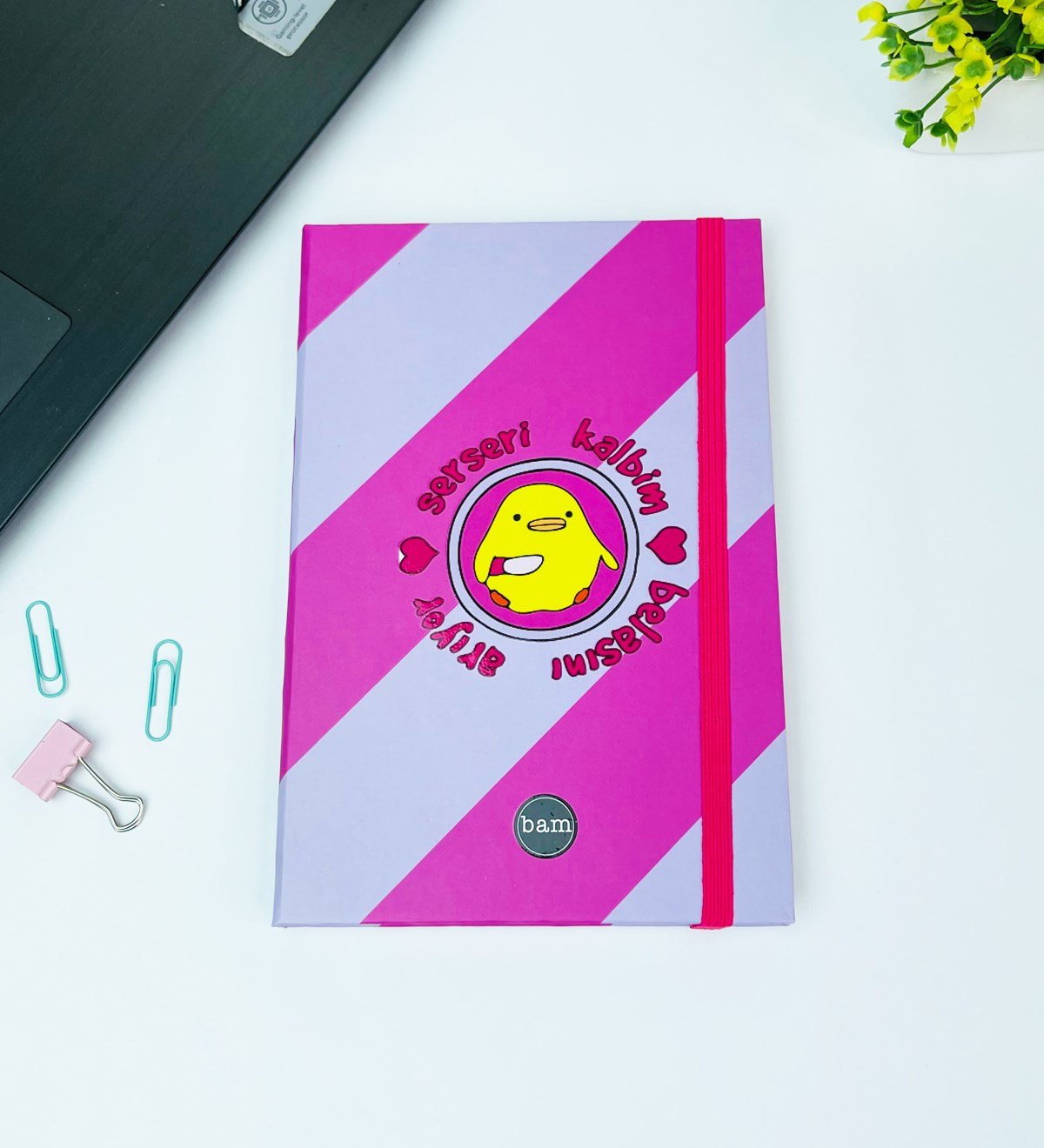 Serseri Kalbim Belasını Arıyor Tasarımlı Lastikli DeftergiftmodaGmd100445