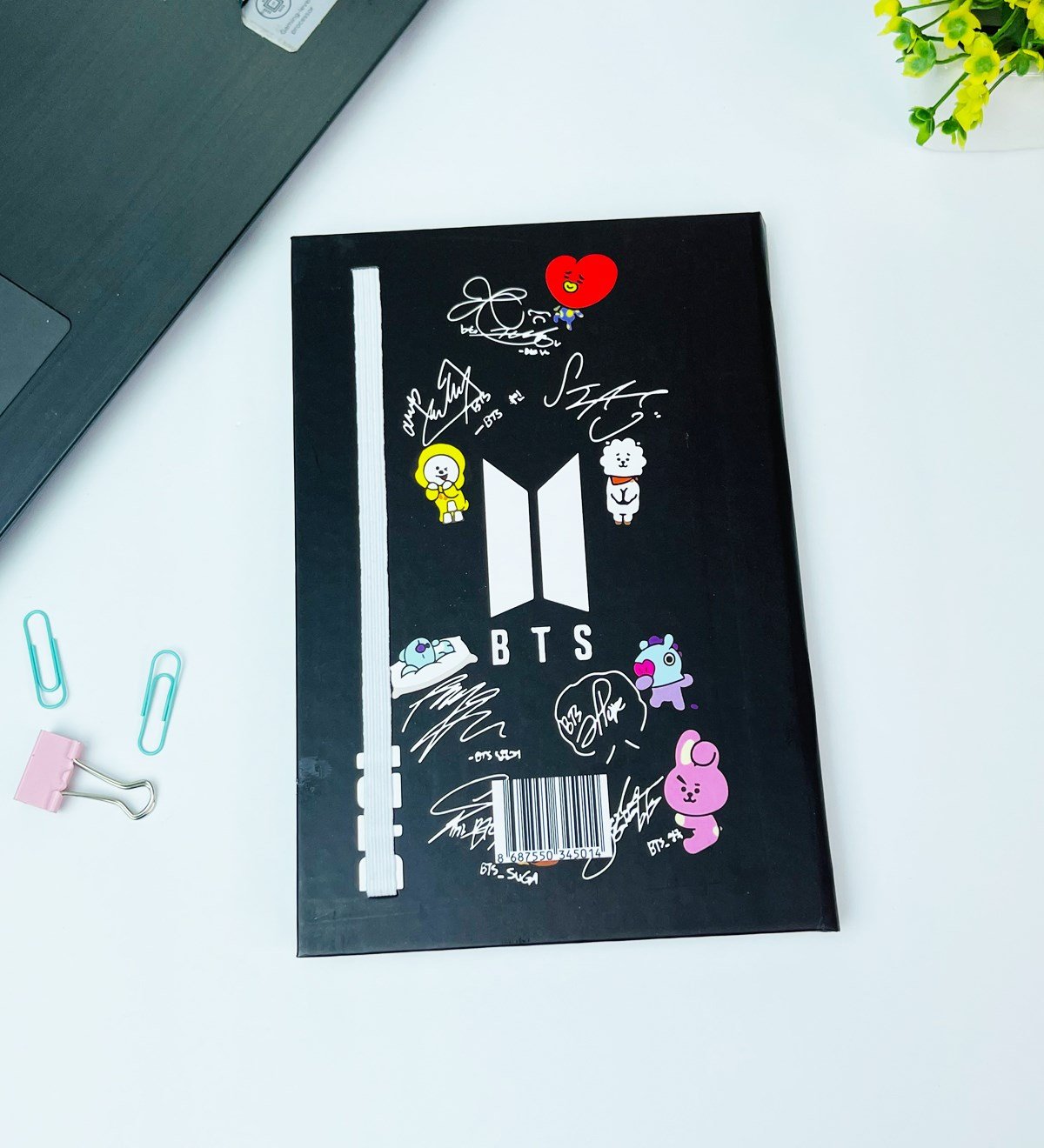 Bts Bt21 Tasarımlı Lastikli DeftergiftmodaGmd100447