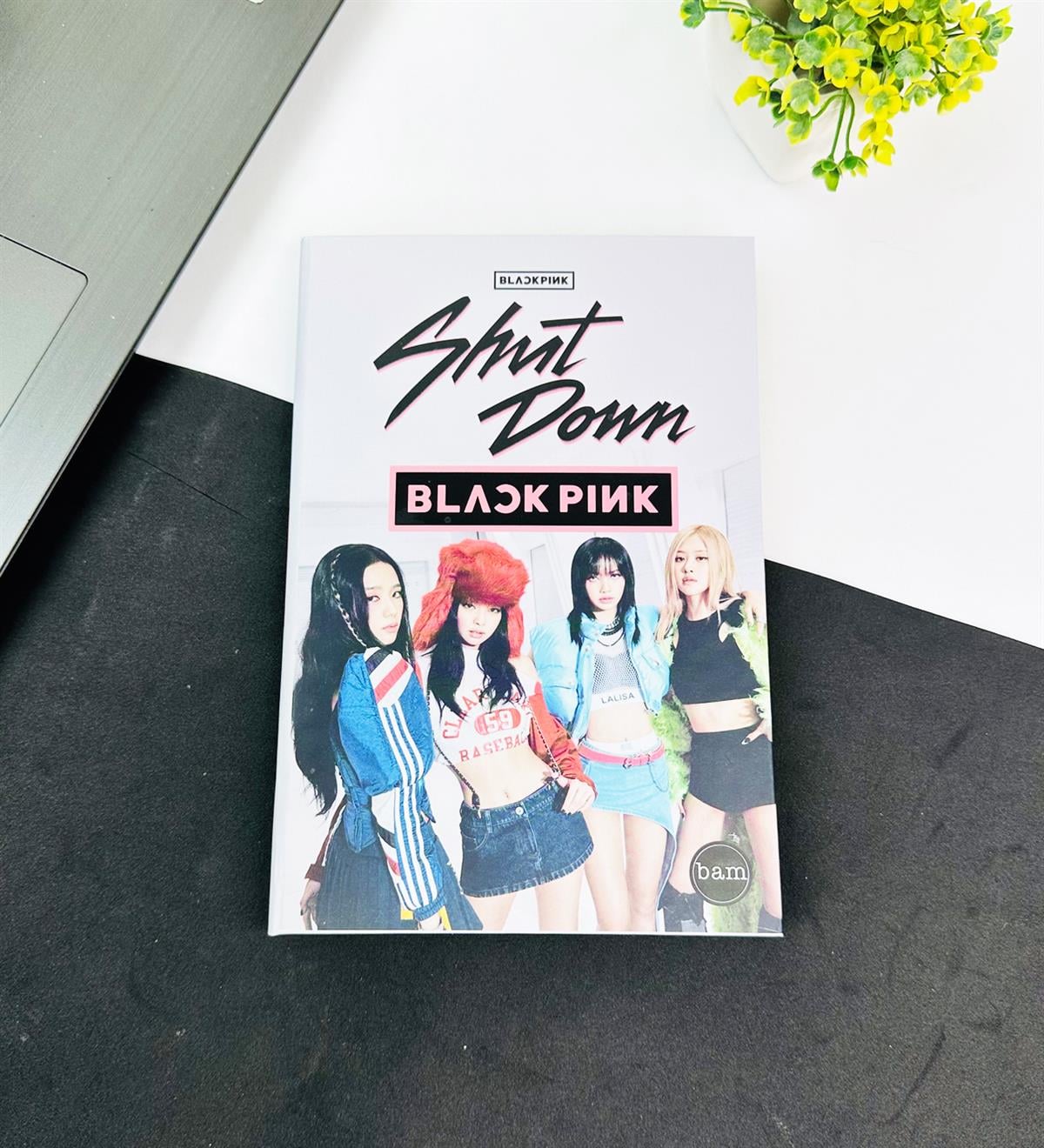 Black Pink Shut Down Tasarımlı Lastikli Defter	giftmodaGMD0001-18	