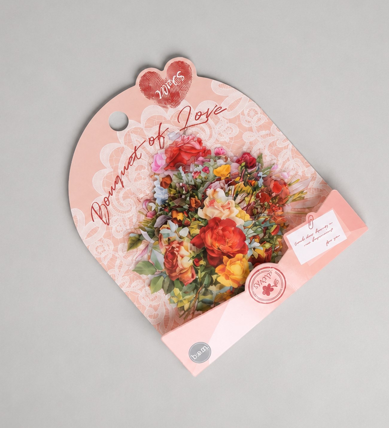 Çiçek Desenli 6 model 20 li Şeffaf StickergiftmodaBM-2109