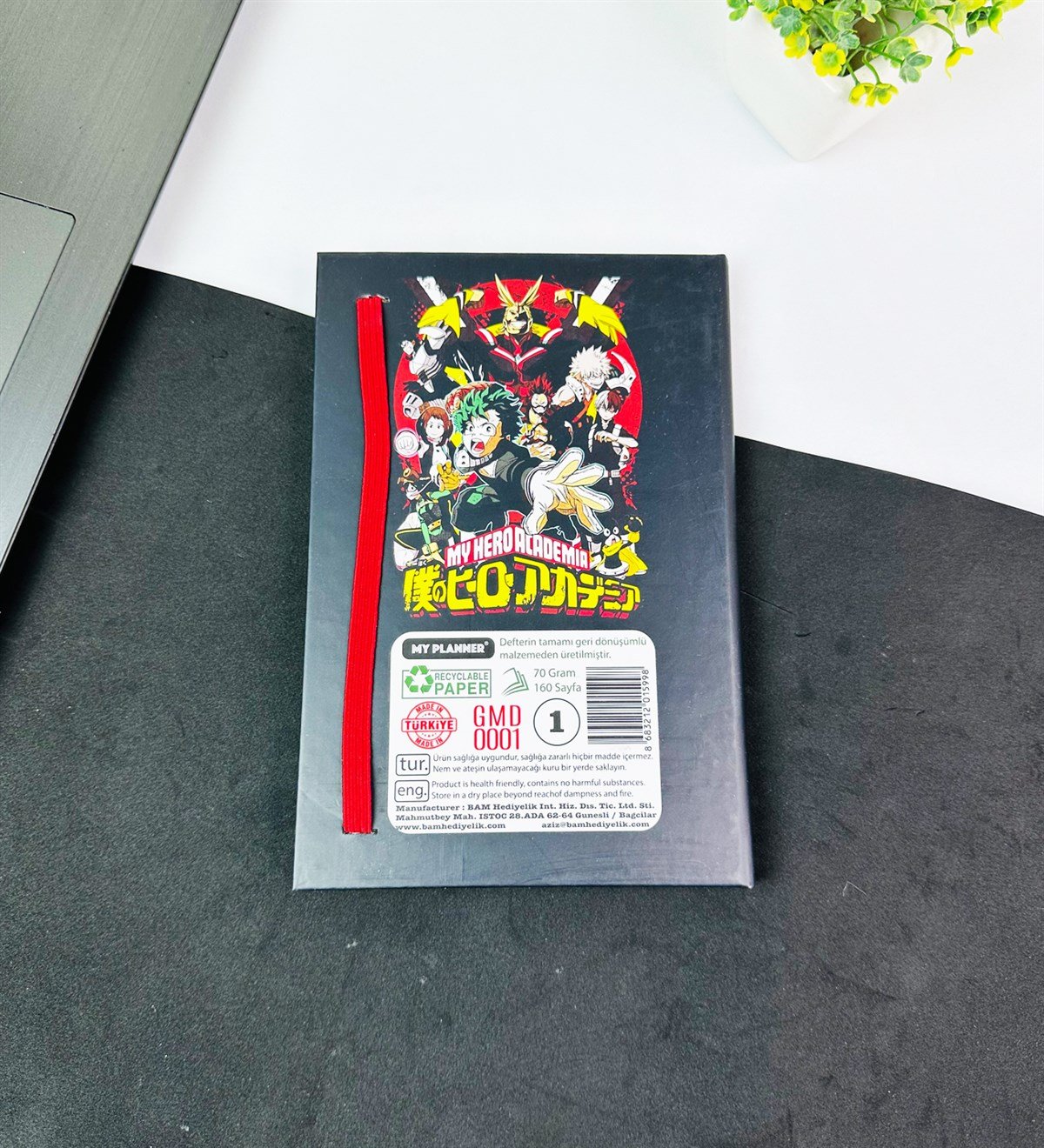 My Hero Academia Tasarımlı Lastikli DeftergiftmodaGMD0001-16	