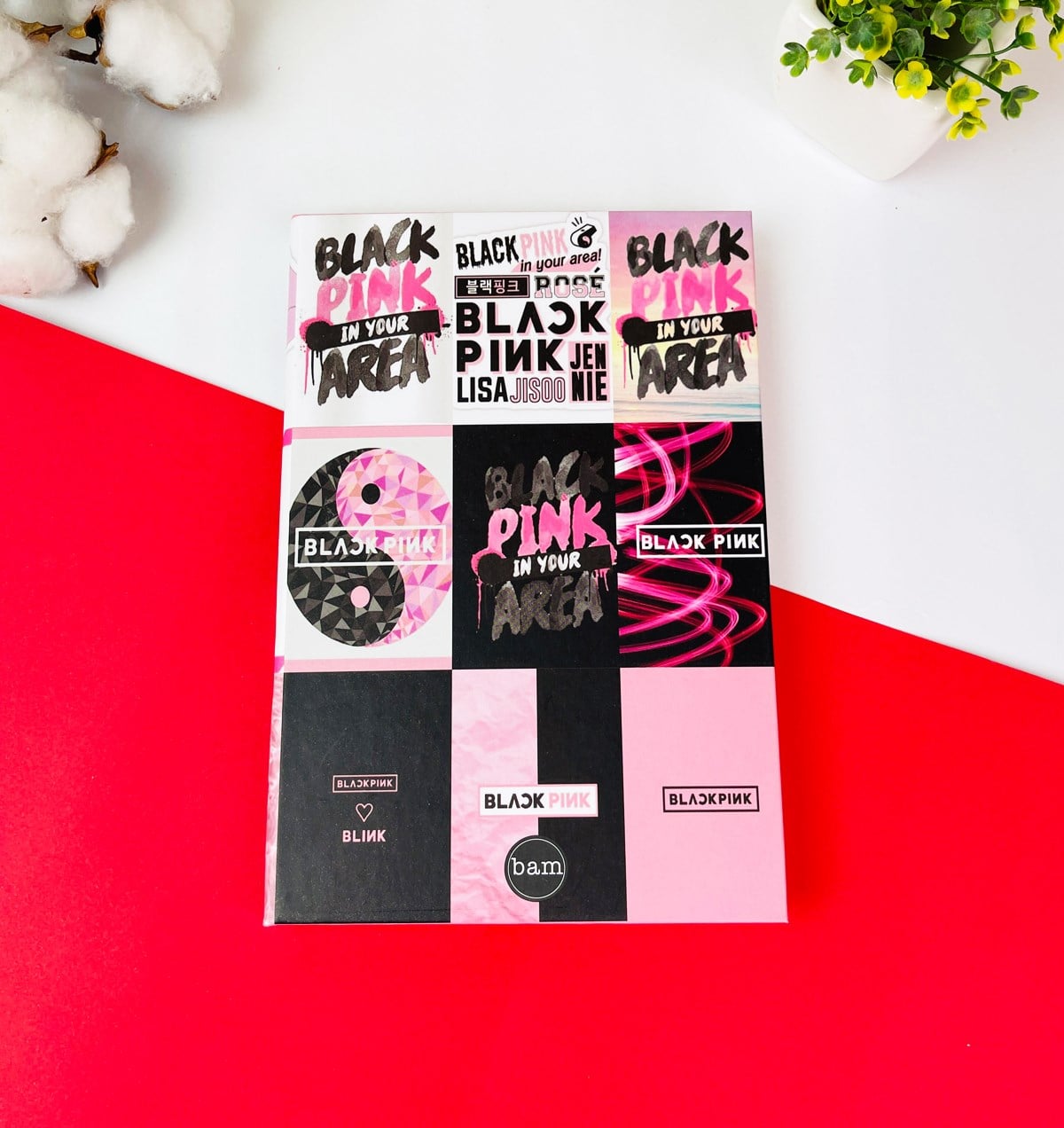 Black Pink Tasarımlı Lastikli DeftergiftmodaGmd100474