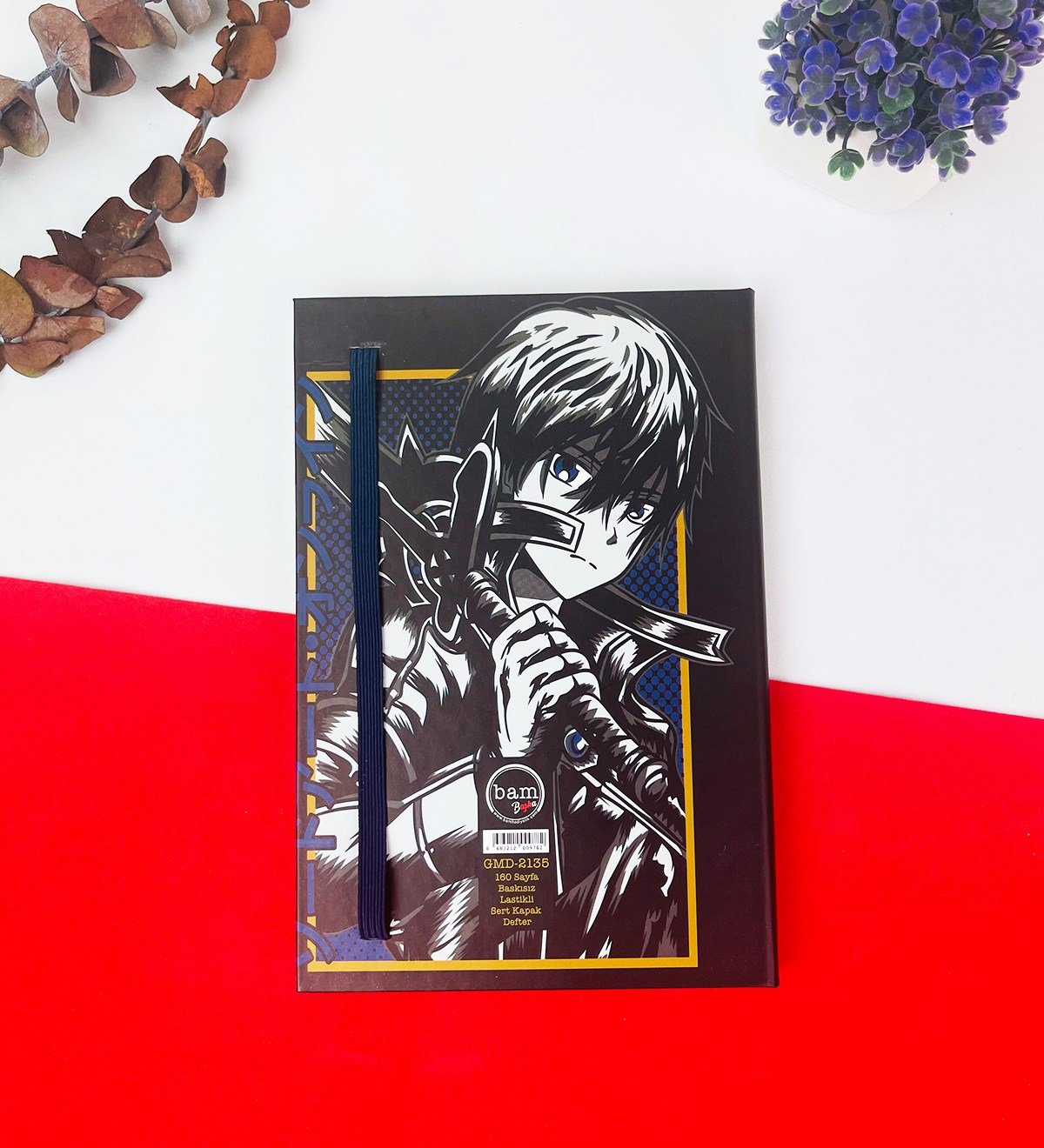 Kazuto Kirigaya Anime Tasarımlı Lastikli DeftergiftmodaGmd100240