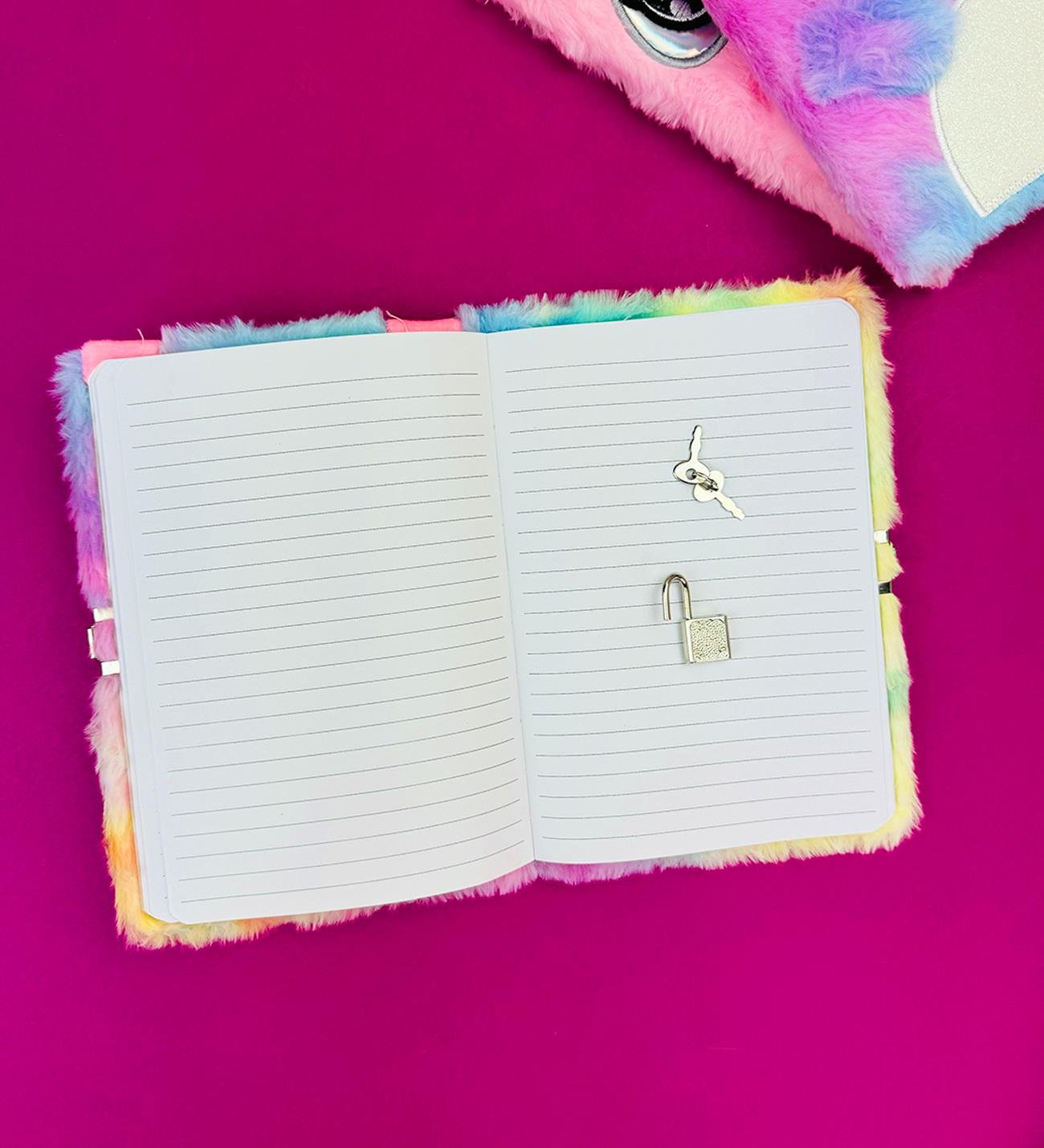 Renkli Hayvanlar Peluş Defter giftmodaBM-1242