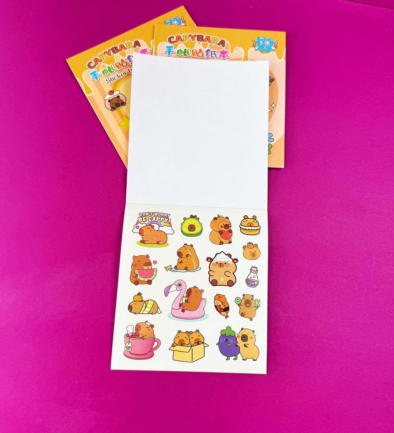 3'lü Capybara Sticker BookgiftmodaBM-1513