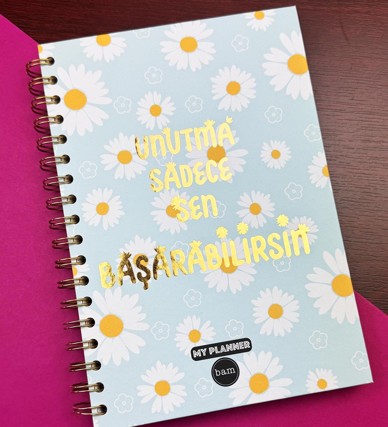 Unutma Sadece Sen Başarabilirsin Tasarımlı Konuşan AjandagiftmodaBam-1164