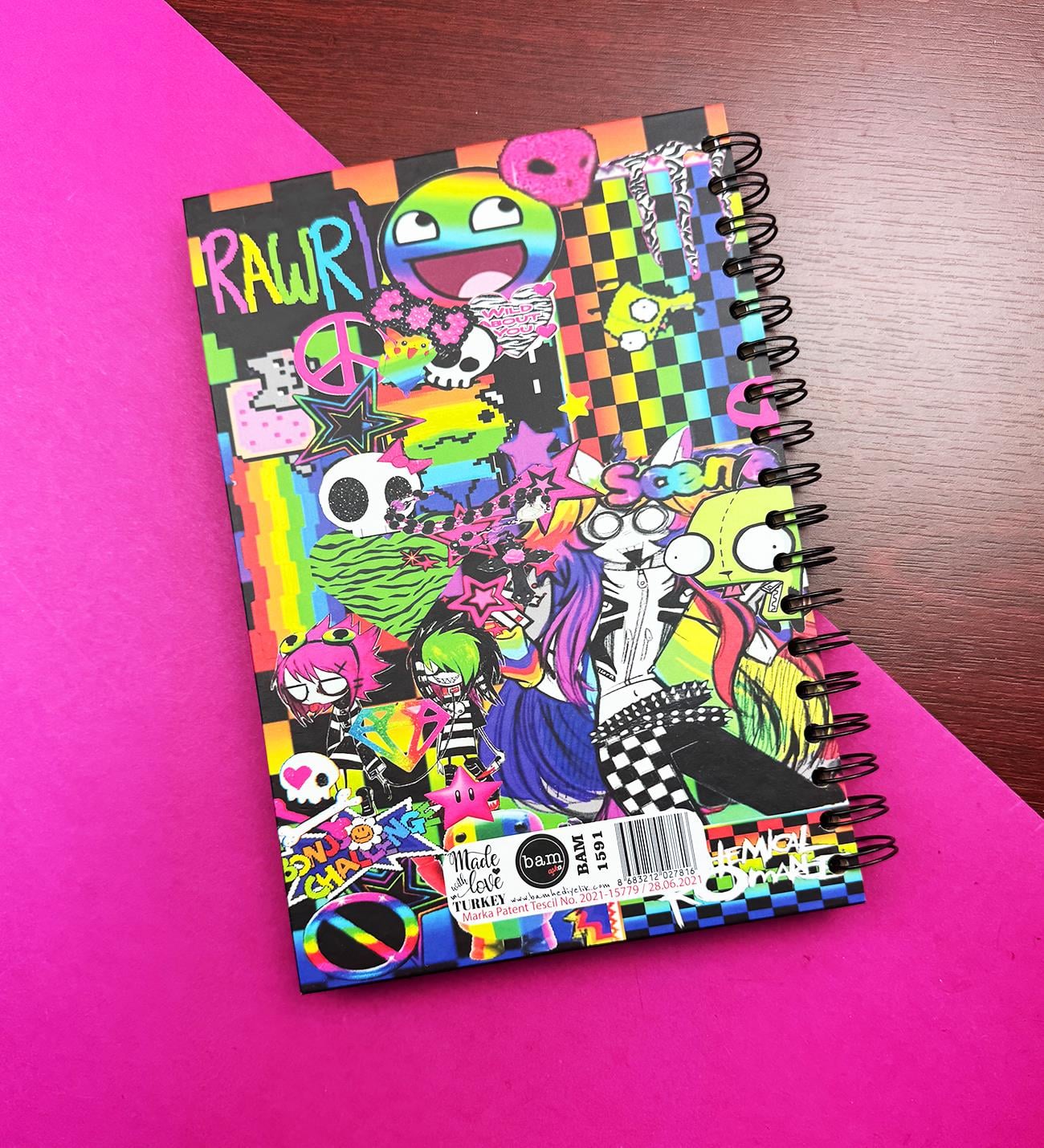 Scenemo Tasarımlı Konuşan AjandagiftmodaBM-1591