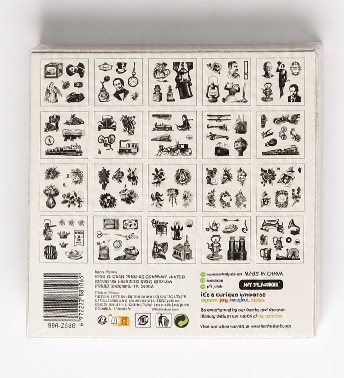 Nostaljik  Scrapbook Şeffaf Sticker SetigiftmodaBM-2580