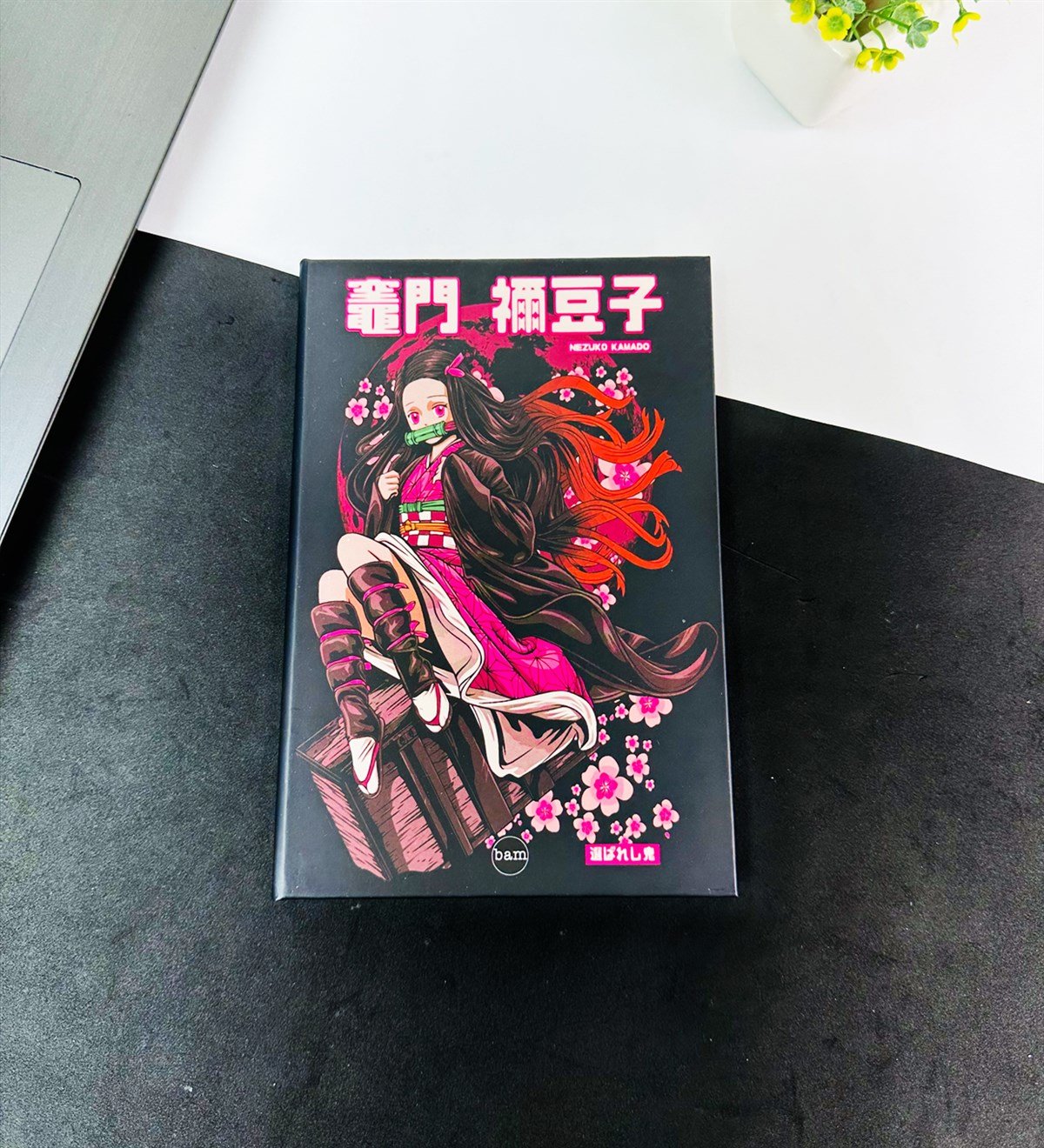 Nezuko Kamado Tasarımlı Lastikli DeftergiftmodaGMD0001-8	