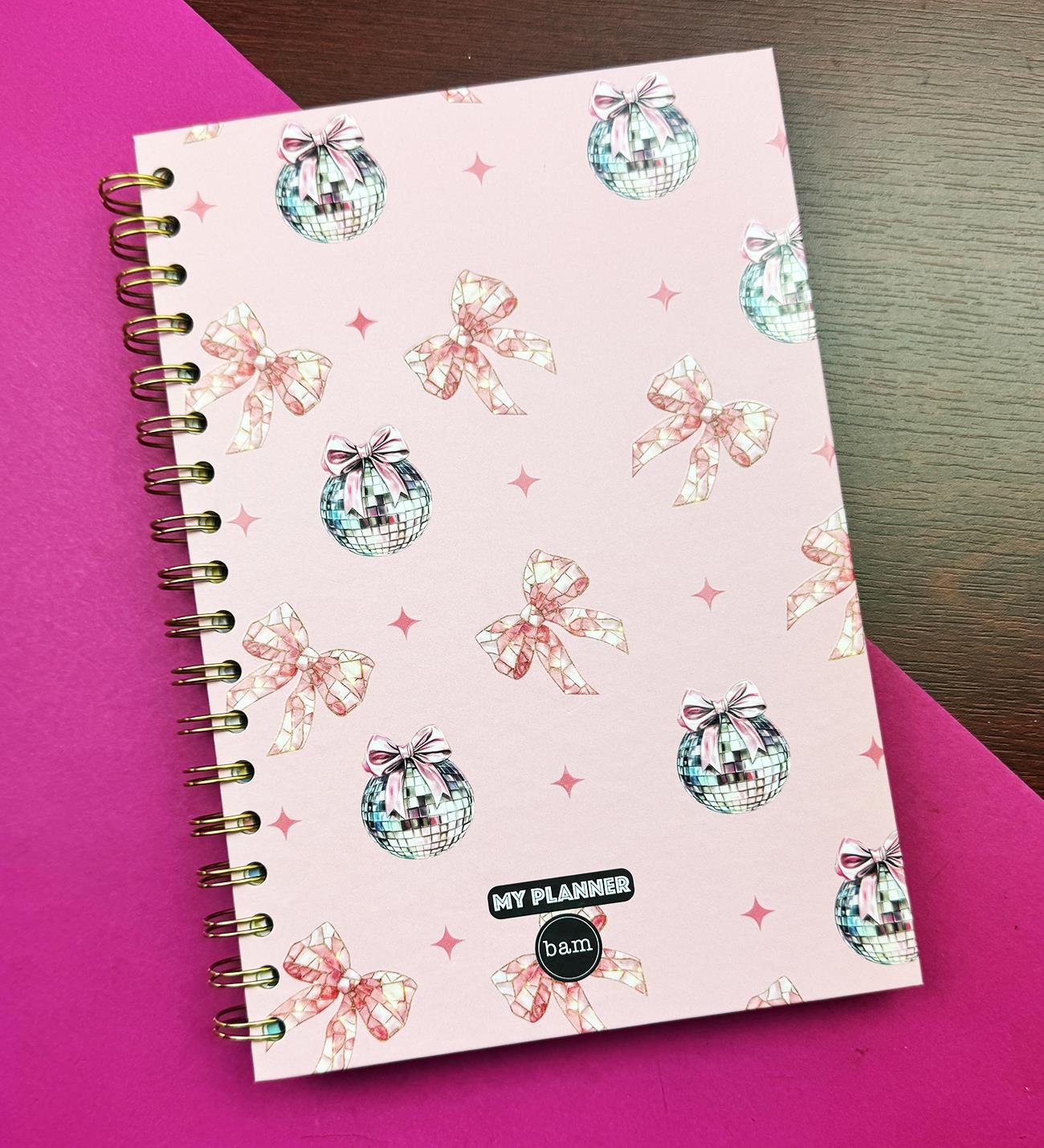 Fiyonk Disko Topu Tasarımlı Konuşan AjandagiftmodaBM-1588