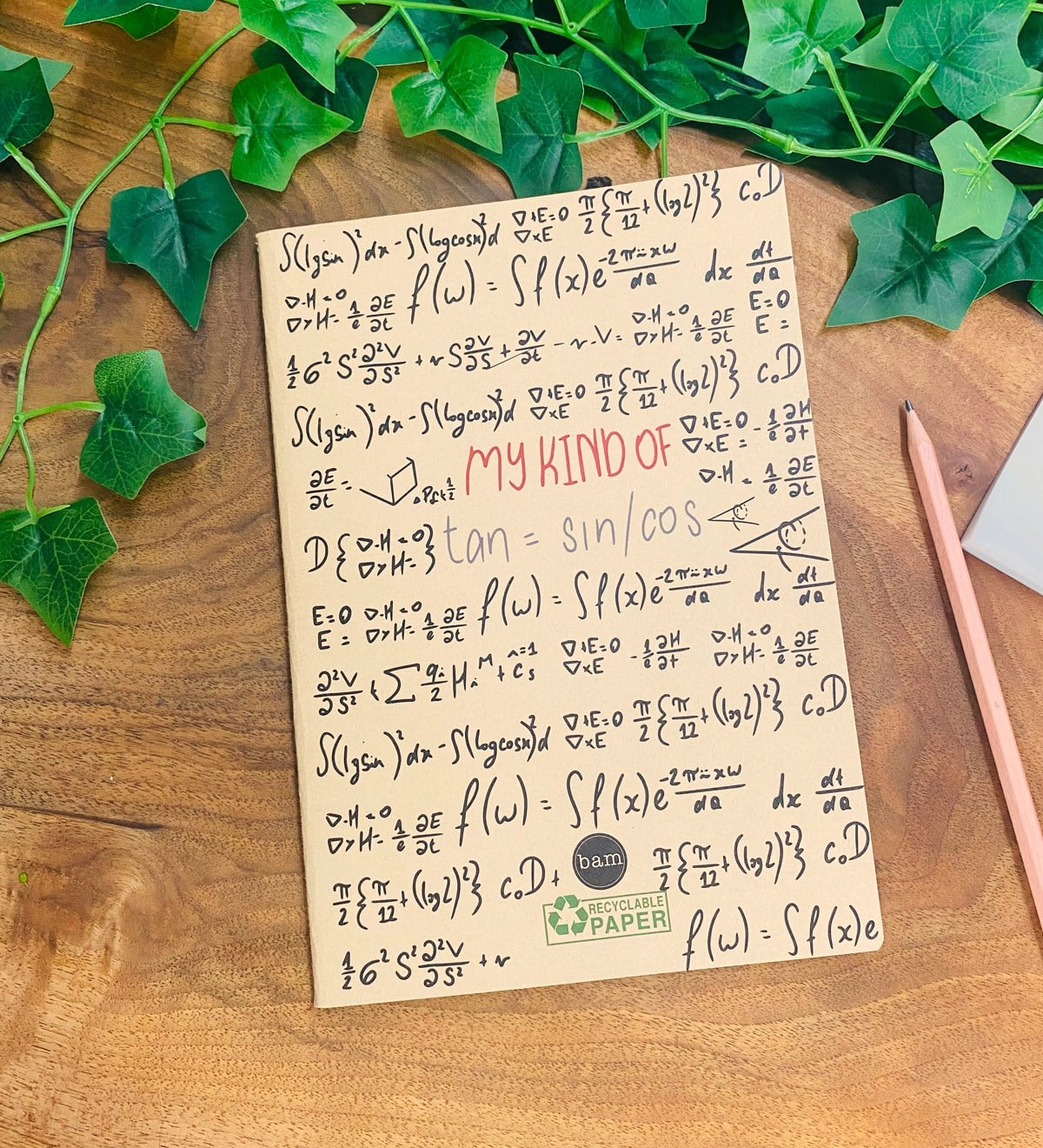 My Kind Of Tan Tasarımlı Dönüşümlü Kraft DeftergiftmodaGmd100298	