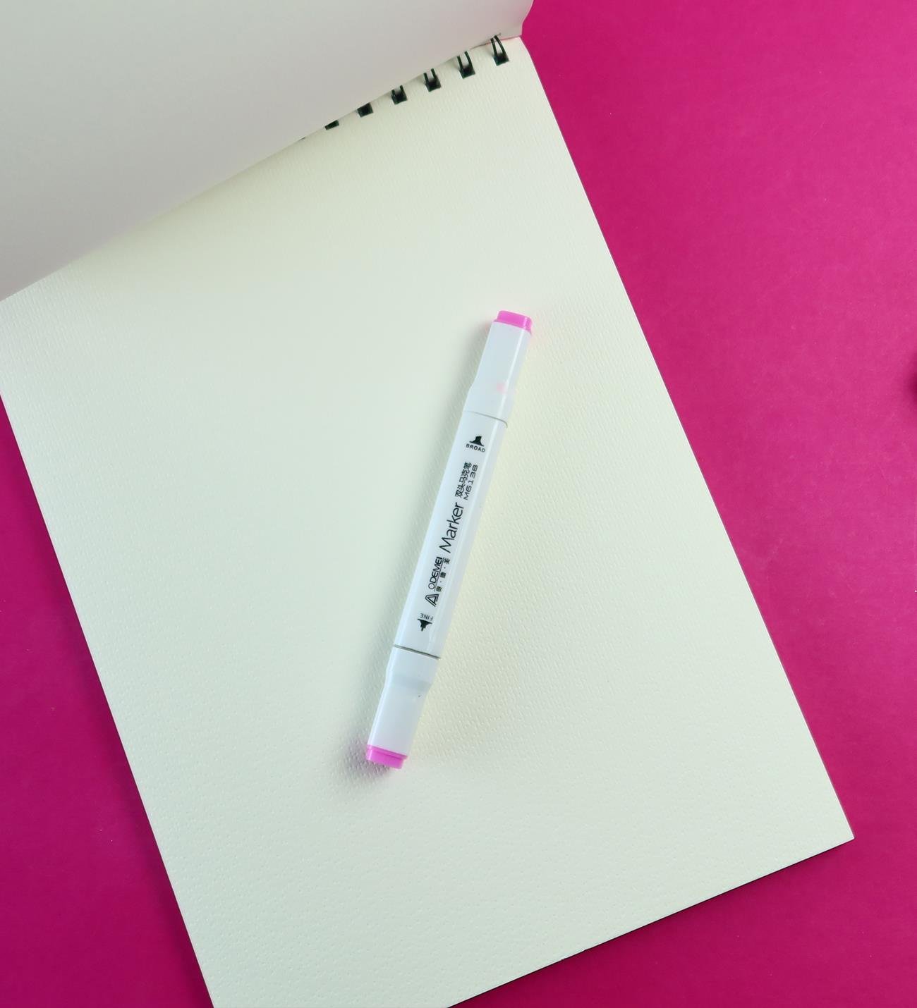 A4 Spiralli Suluboyaya Uygun Sketchbook Resim Defteri - 24 YaprakgiftmodaBm-2192