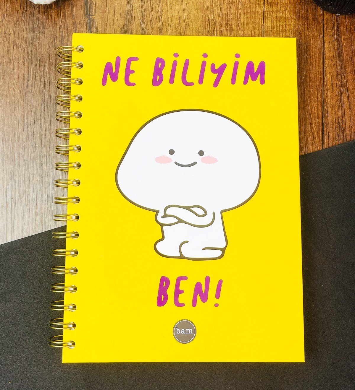 Ne Biliyim Ben Tasarımlı Spiralli DeftergiftmodaGmd100413