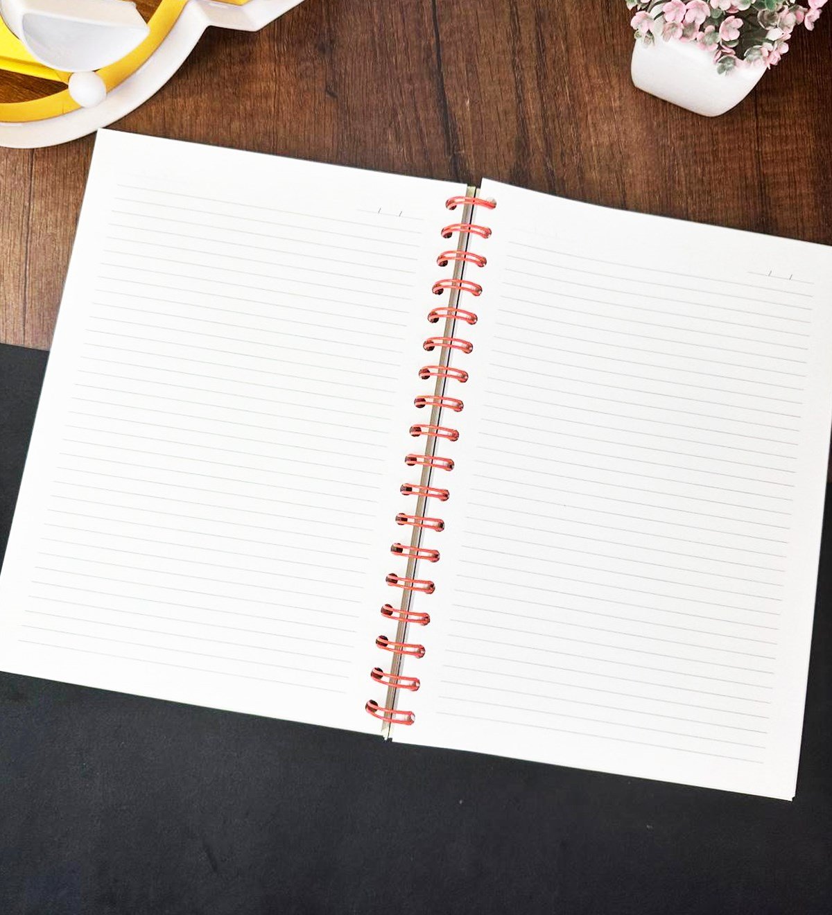 Hayal Etmeye Cesaret Et Tasarımlı Çizgili Spiralli DeftergiftmodaGmd100629