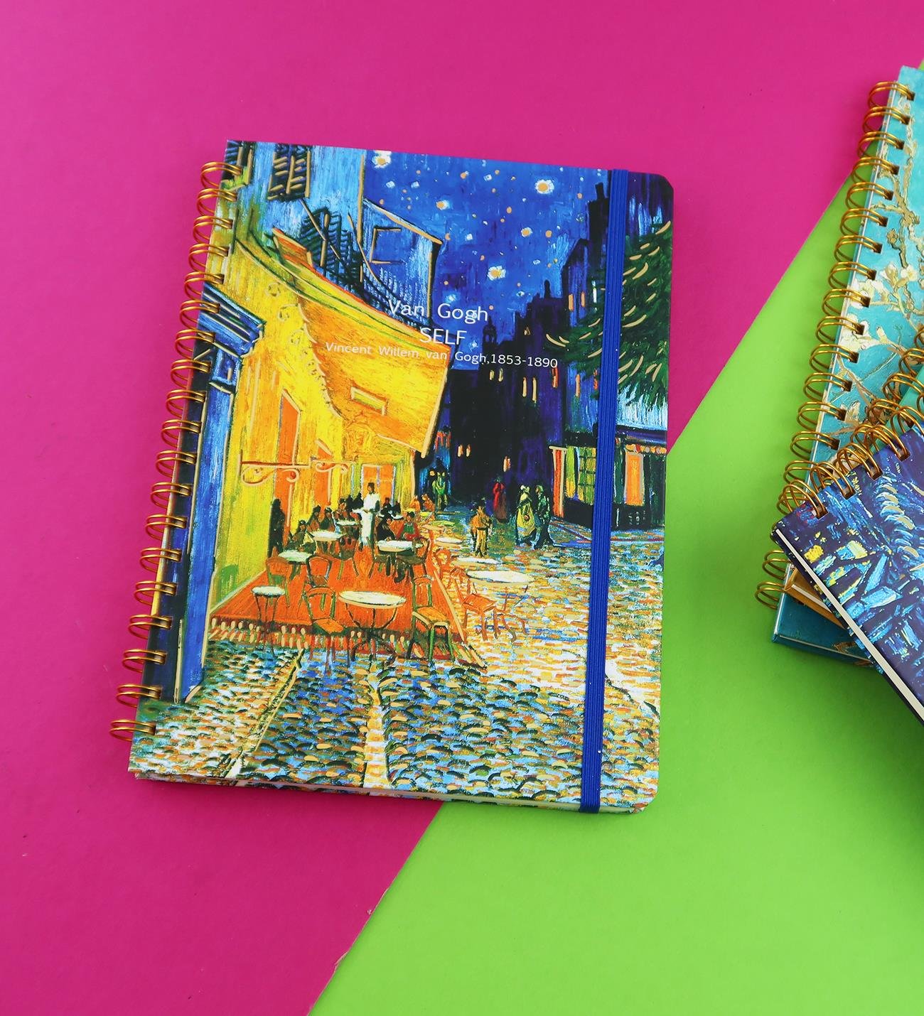 Van Gogh Tasarımlı Spiralli B5 80 Yaprak Defter BM-1716giftmodaBM-1716	
