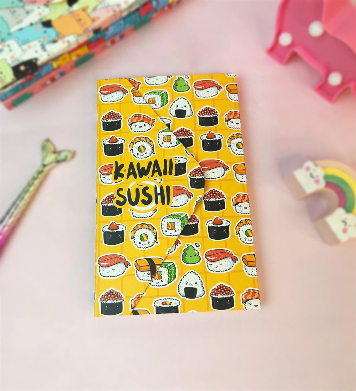 Sushi Tasarımlı Zarf DefftergiftmodaBAM-1020-4