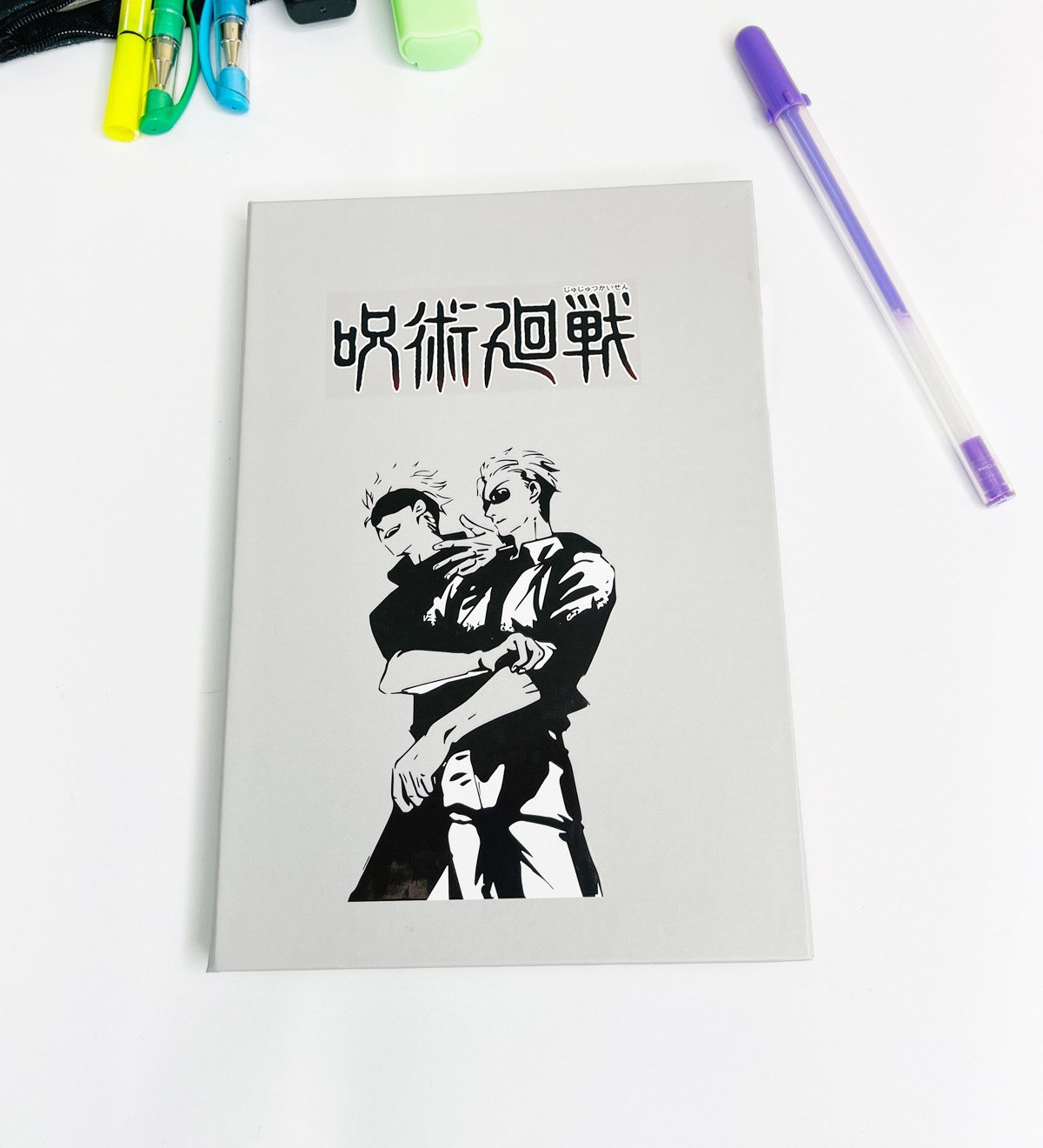 Jujutsu Kaisen Tasarımlı Lastikli DeftergiftmodaGmd100151