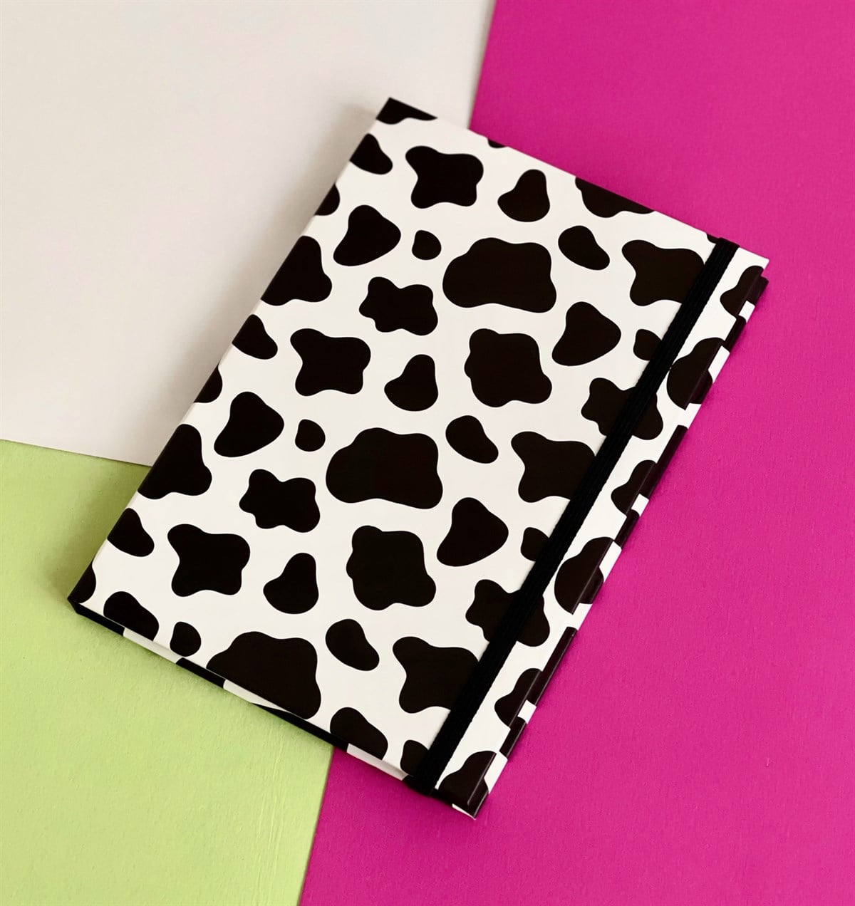 İnek Tasarımlı Lastikli DeftergiftmodaGmd100059