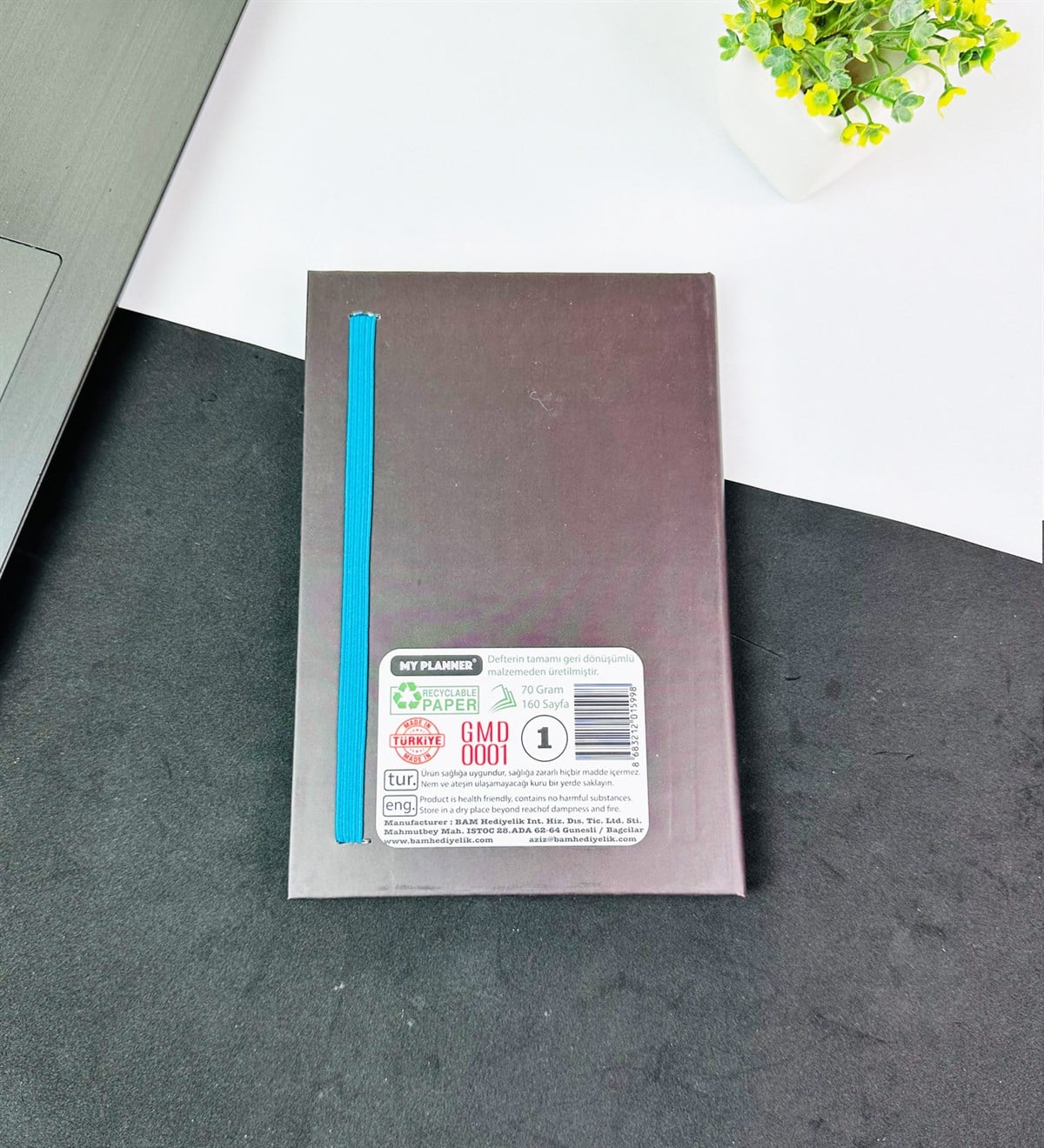 Niko Mancer Tasarımlı Lastikli DeftergiftmodaGMD0001-12	