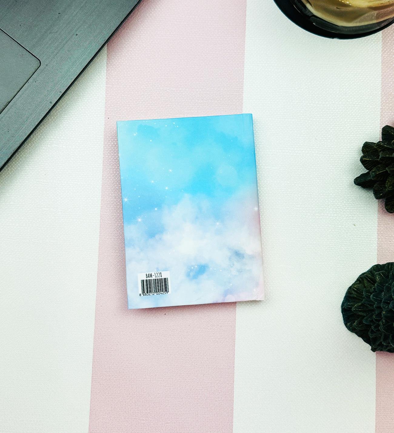 Bu Işıltılı Hayatı Ben Seçtim Tasarımlı Sert Kapaklı Mini DeftergiftmodaBam-1228-7