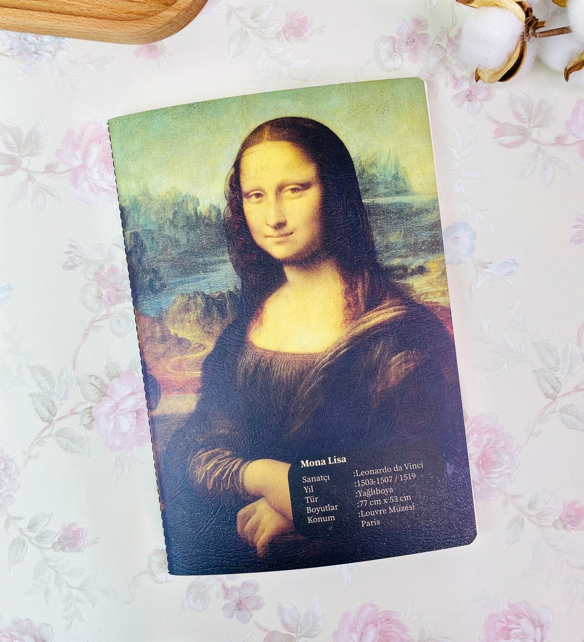 Mona Lisa Tasarımlı Art DeftergiftmodaGmd100245