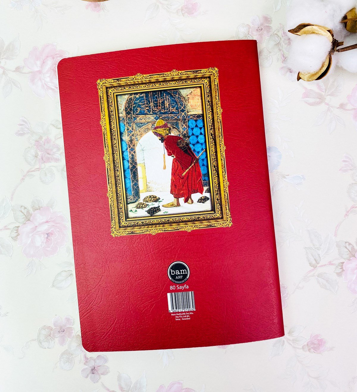 Kaplumbağa Terbiyecesi Tasarımlı Art DeftergiftmodaGmd100252