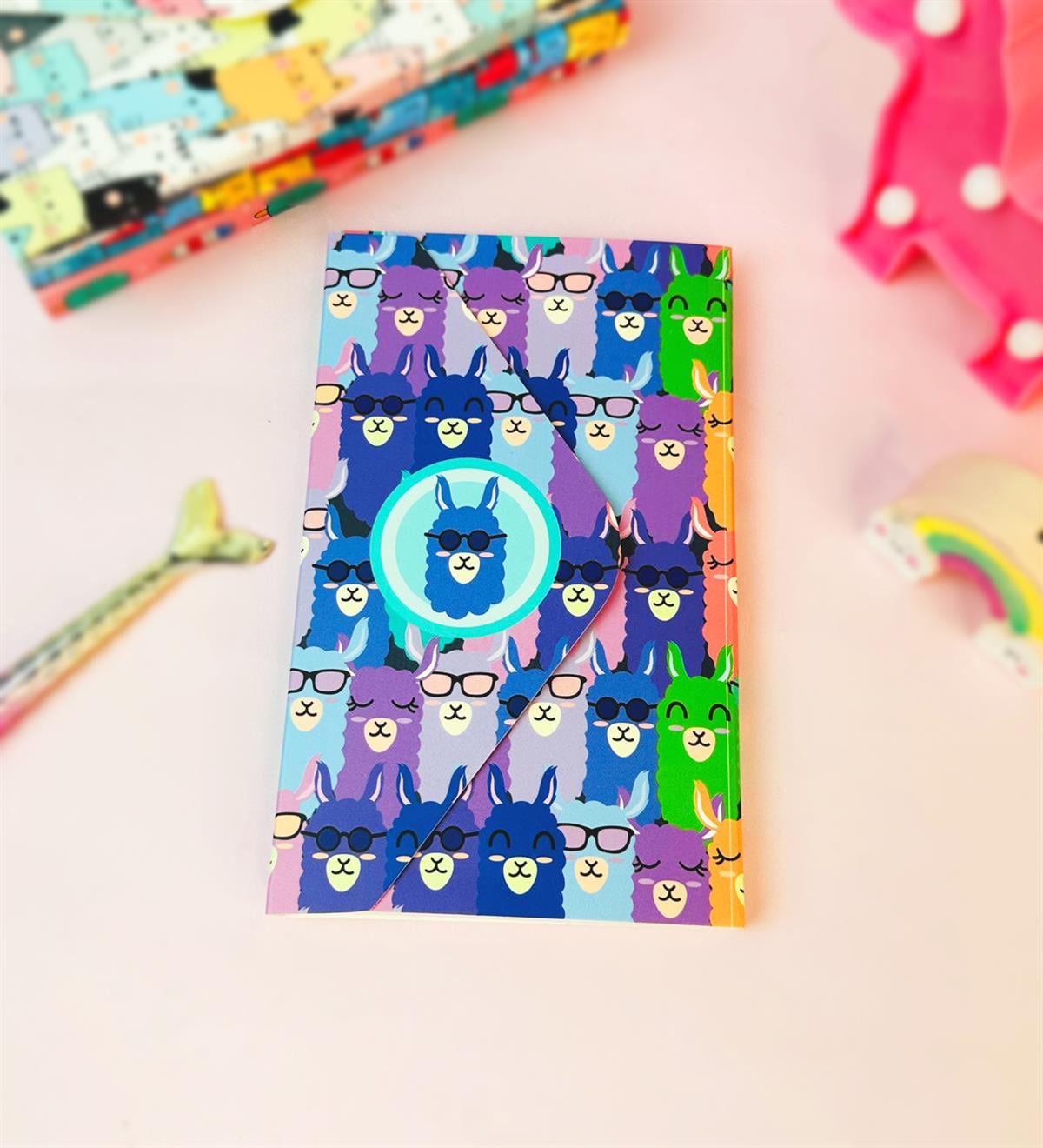 Lama Tasarımlı Zarf DefftergiftmodaBAM-1020-9