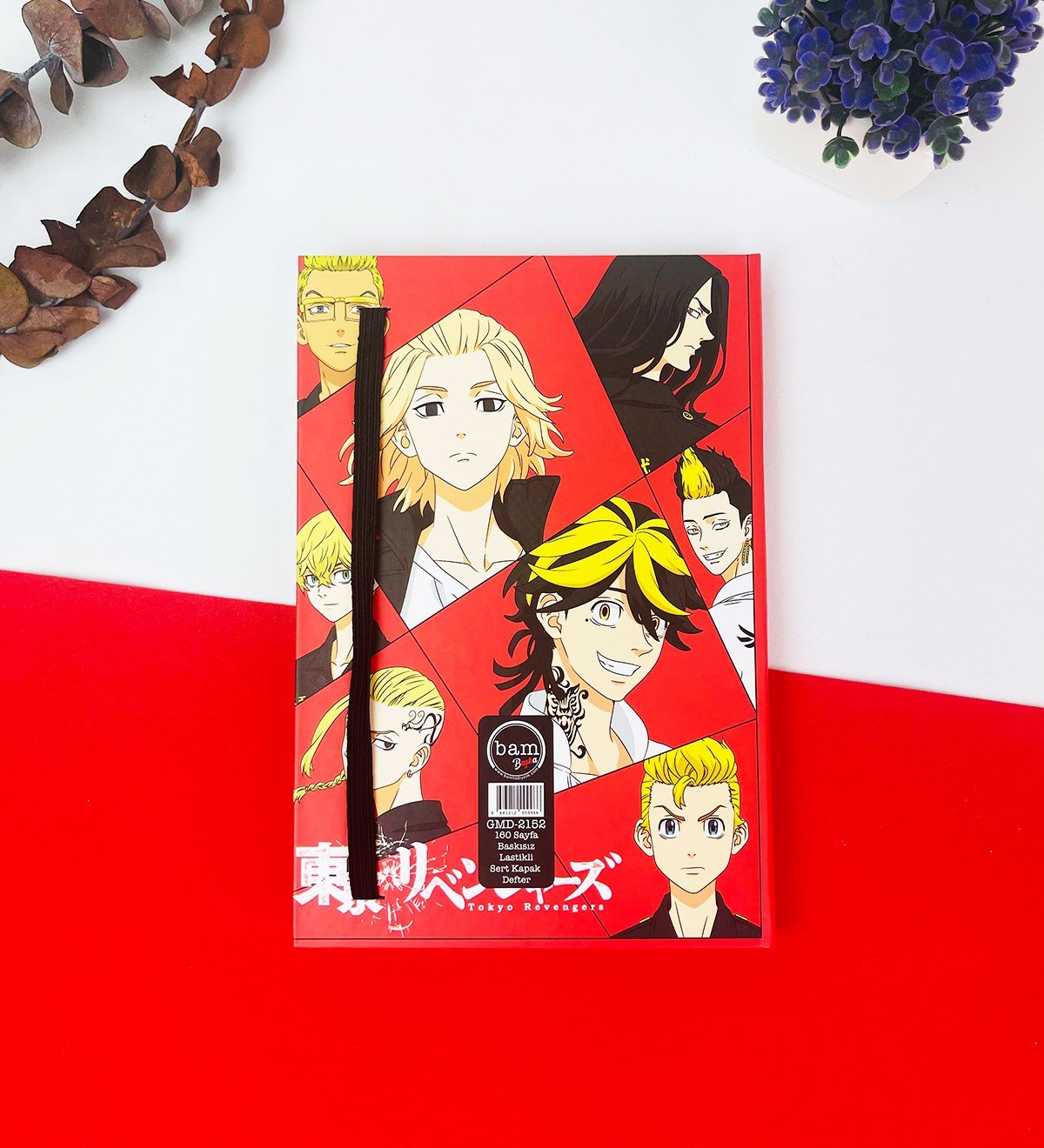 Tokyo Revenger Anime Tasarımlı Lastikli DeftergiftmodaGmd100230