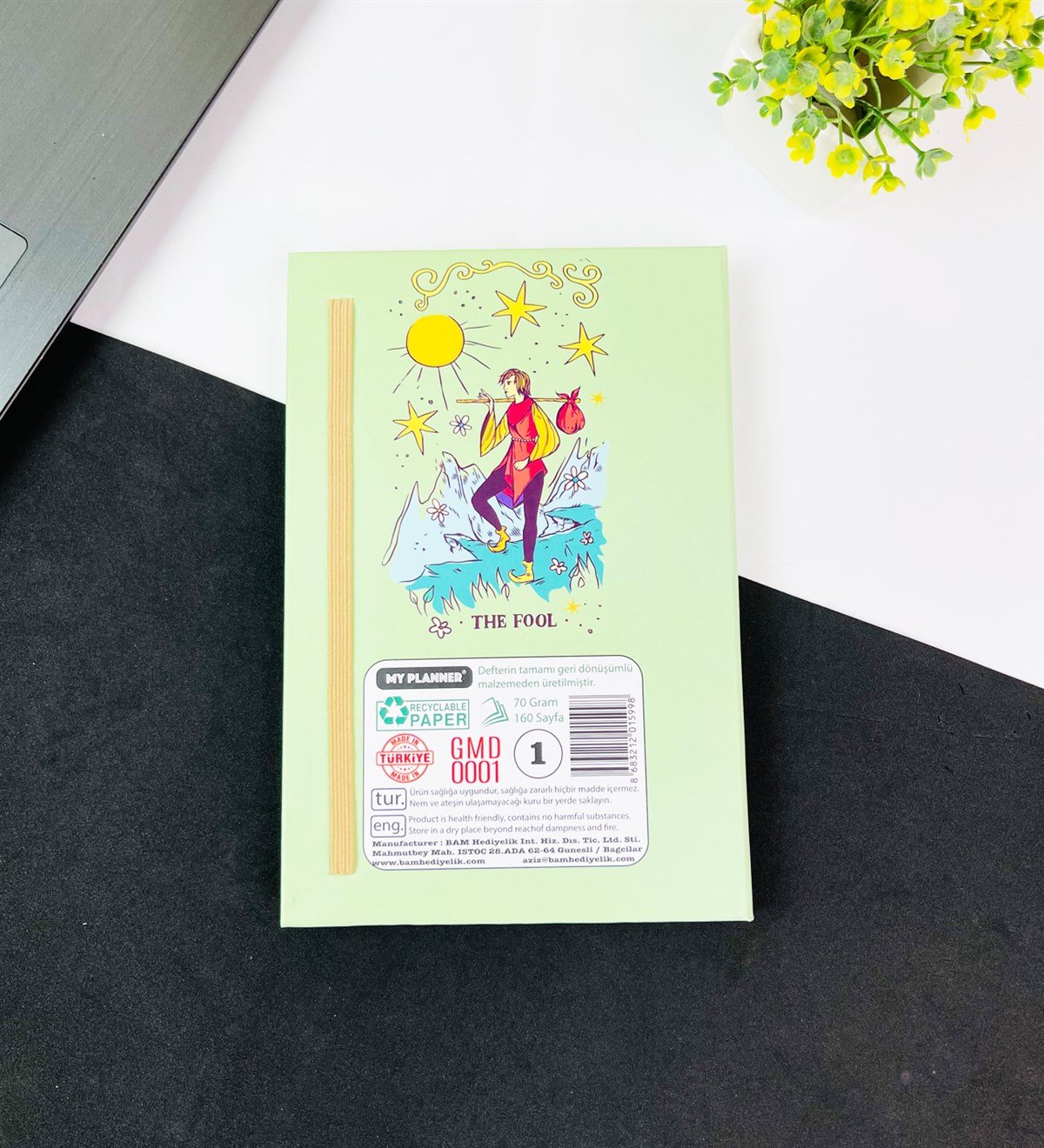 The Fool Tasarımlı Lastikli DeftergiftmodaGmd100591