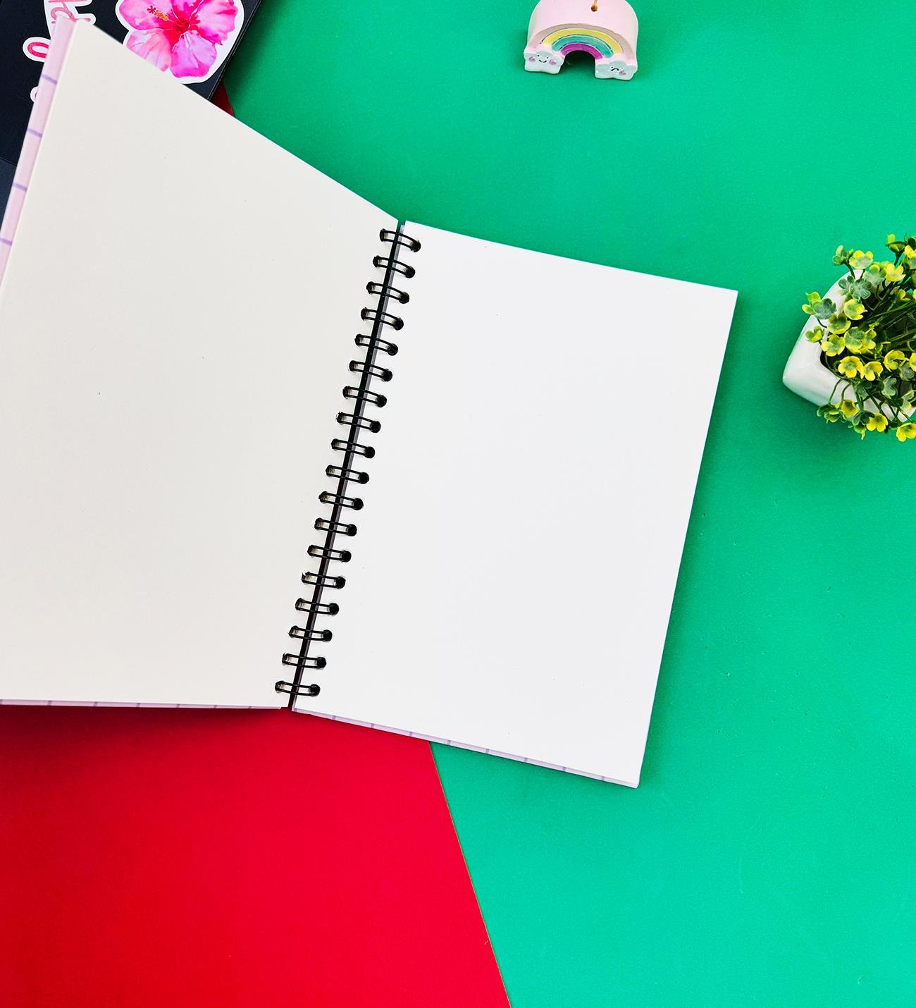 Pen Rabbit Tasarımlı Spiralli Defter giftmoda Bam-1299 