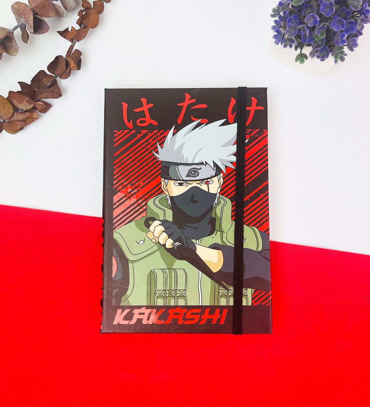 Kakashi Anime Tasarımlı Lastikli DeftergiftmodaGmd100238