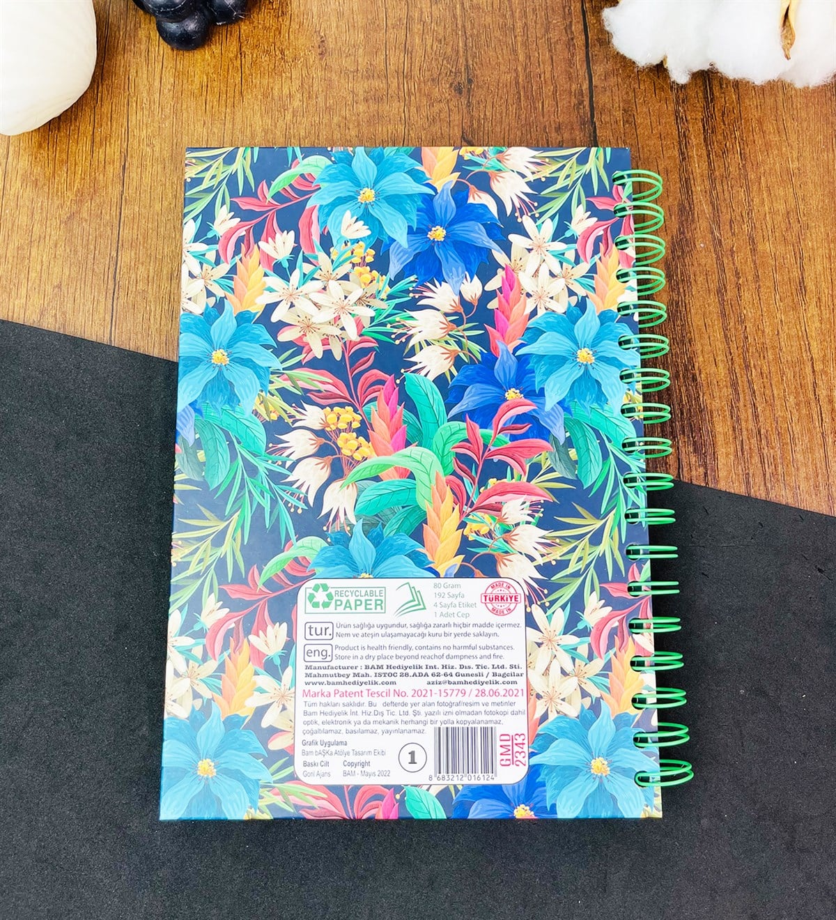 Her Anın Tadını Çıkar Tasarımlı Konuşan AjandagiftmodaGmd100616