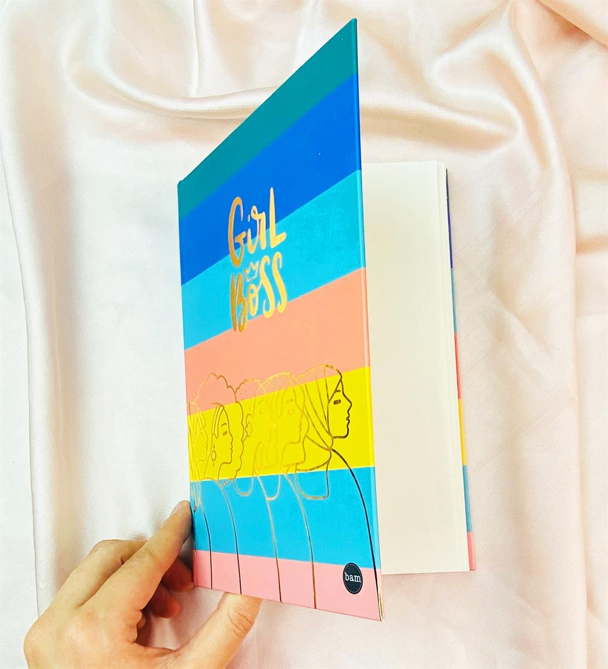 Girl Boss Tasarımlı Lastikli DeftergiftmodaGMD0001-34	