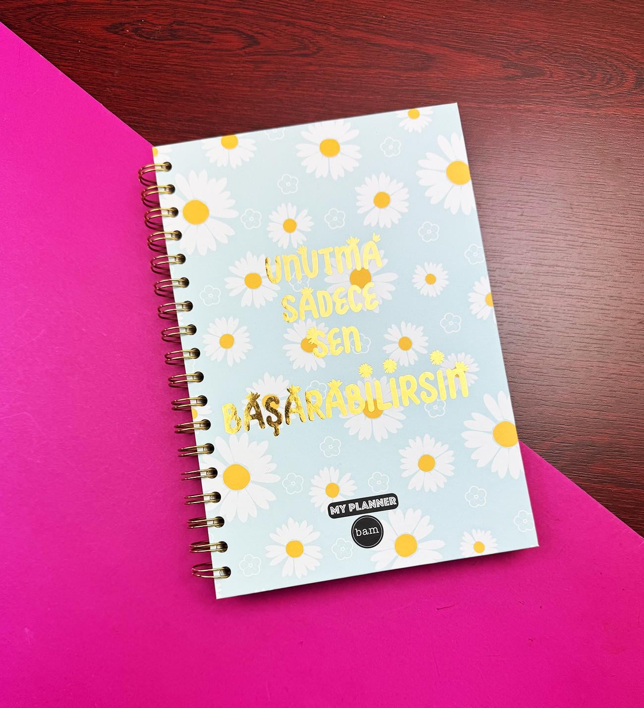 Unutma Sadece Sen Başarabilirsin Tasarımlı Konuşan AjandagiftmodaBam-1164