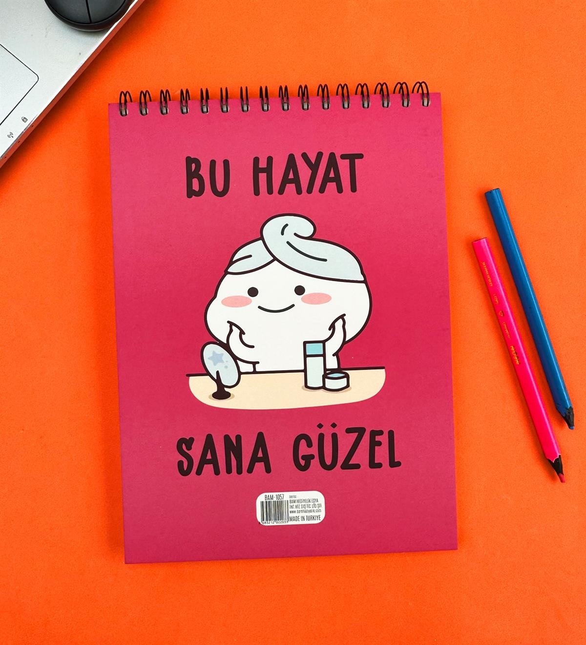 30x21Cm A4 Sketch Book - Eskiz Defteri - 270 Gr - 34 YaprakgiftmodaBAM-1057