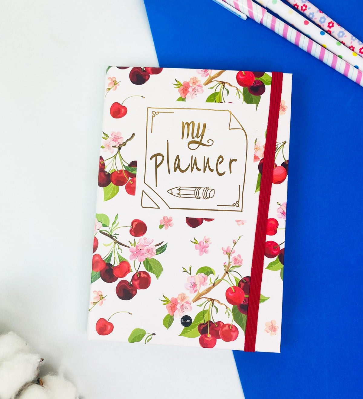 Kiraz My Planner Tasarımlı Lastikli DeftergiftmodaGmd100309