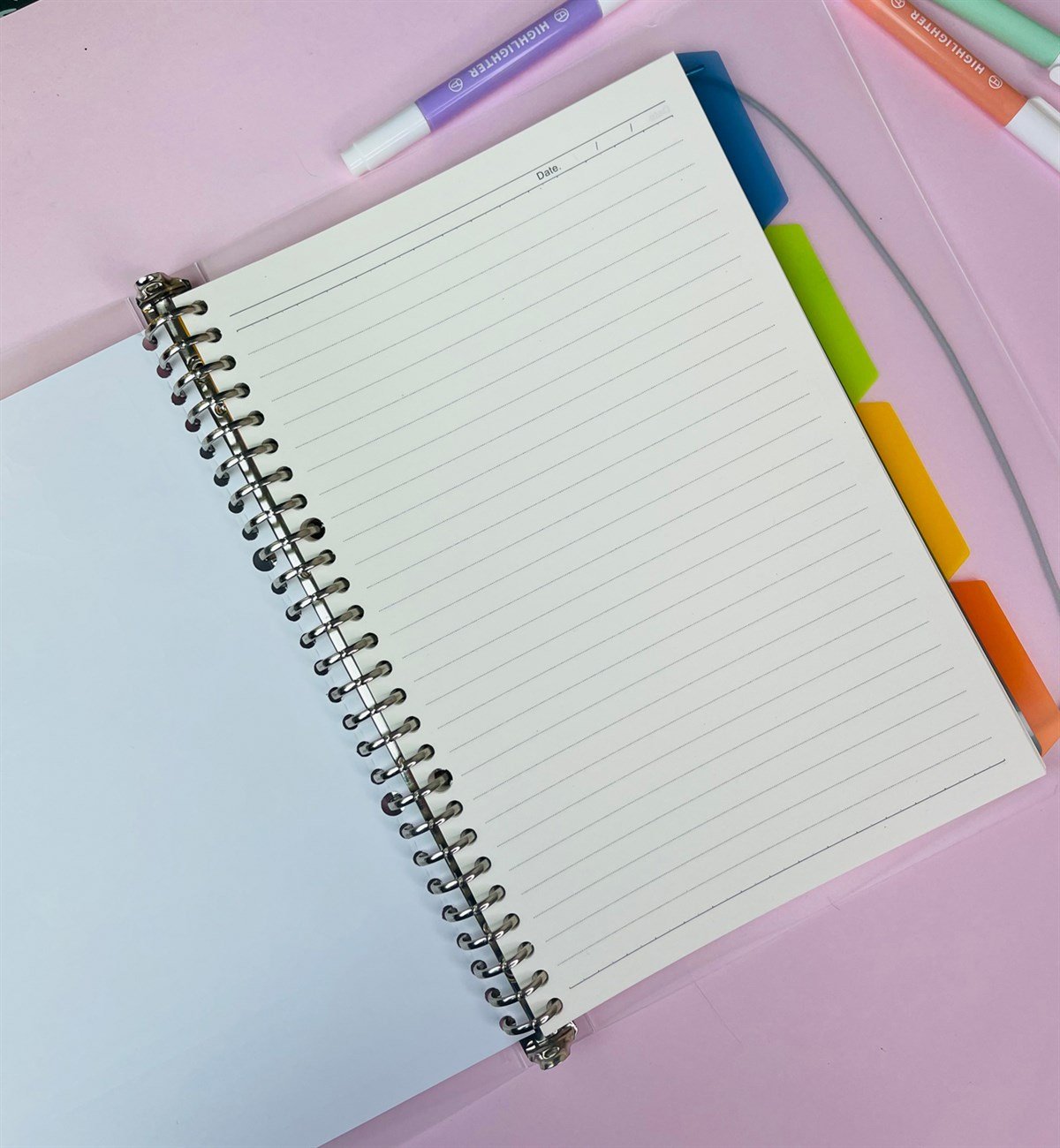 Beyaz Lastikli Kendindin Yap Defter B5giftmodaGm-4314	