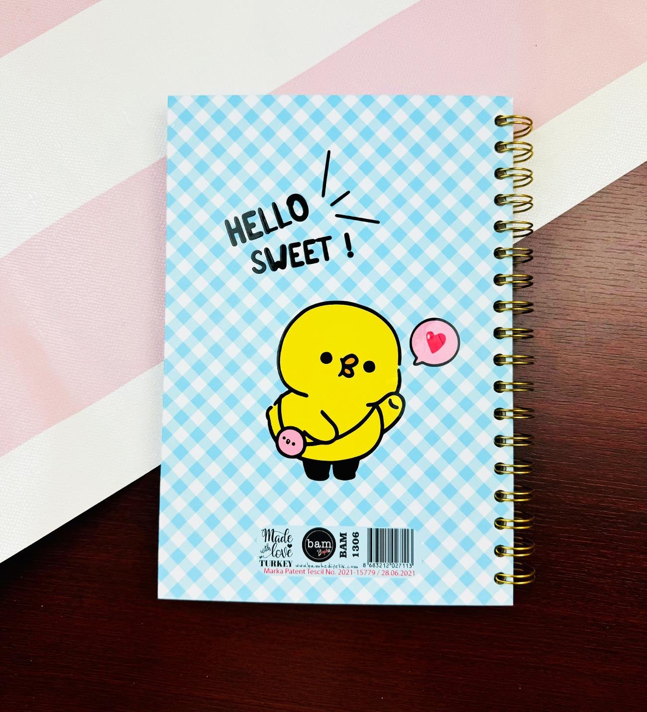 Hello Sweet Civciv Tasarımlı Konuşan AjandagiftmodaBAM-1306