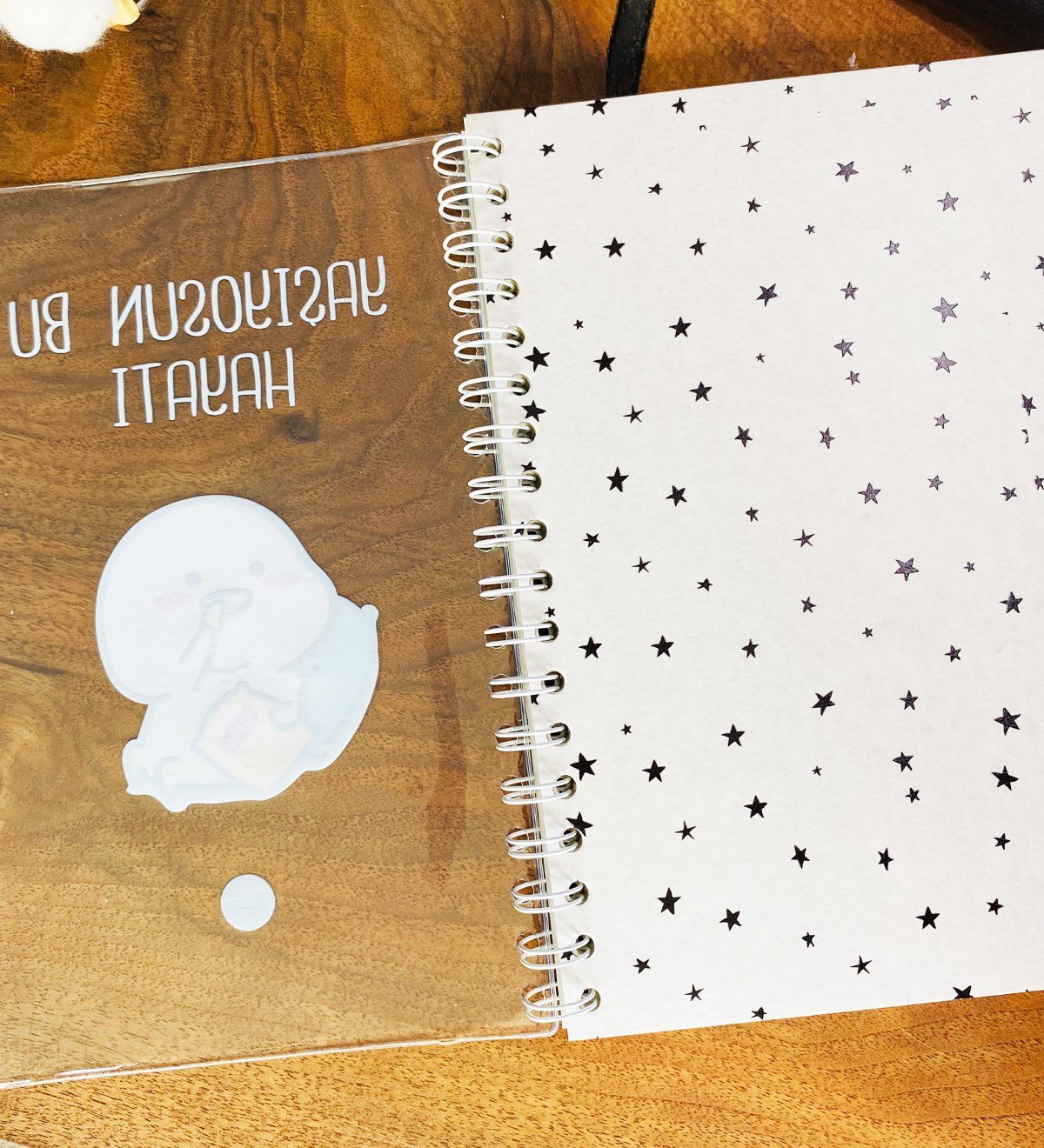 Yaşıyosun Bu Hayatı Tasarımlı Çanta Kapaklı Spiralli DeftergiftmodaGmd100331