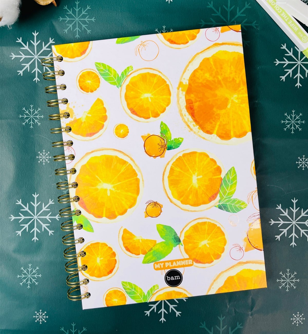 Portakal Tasarımlı Konuşan AjandagiftmodaGmd100161