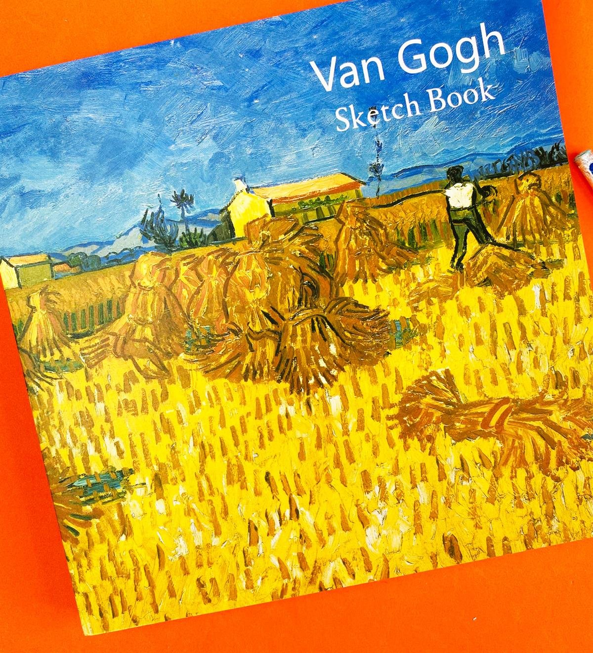 Van Gogh Buğday Tarlasında Orakçı Tasarımlı Sketch BookgiftmodaBAM-180-3