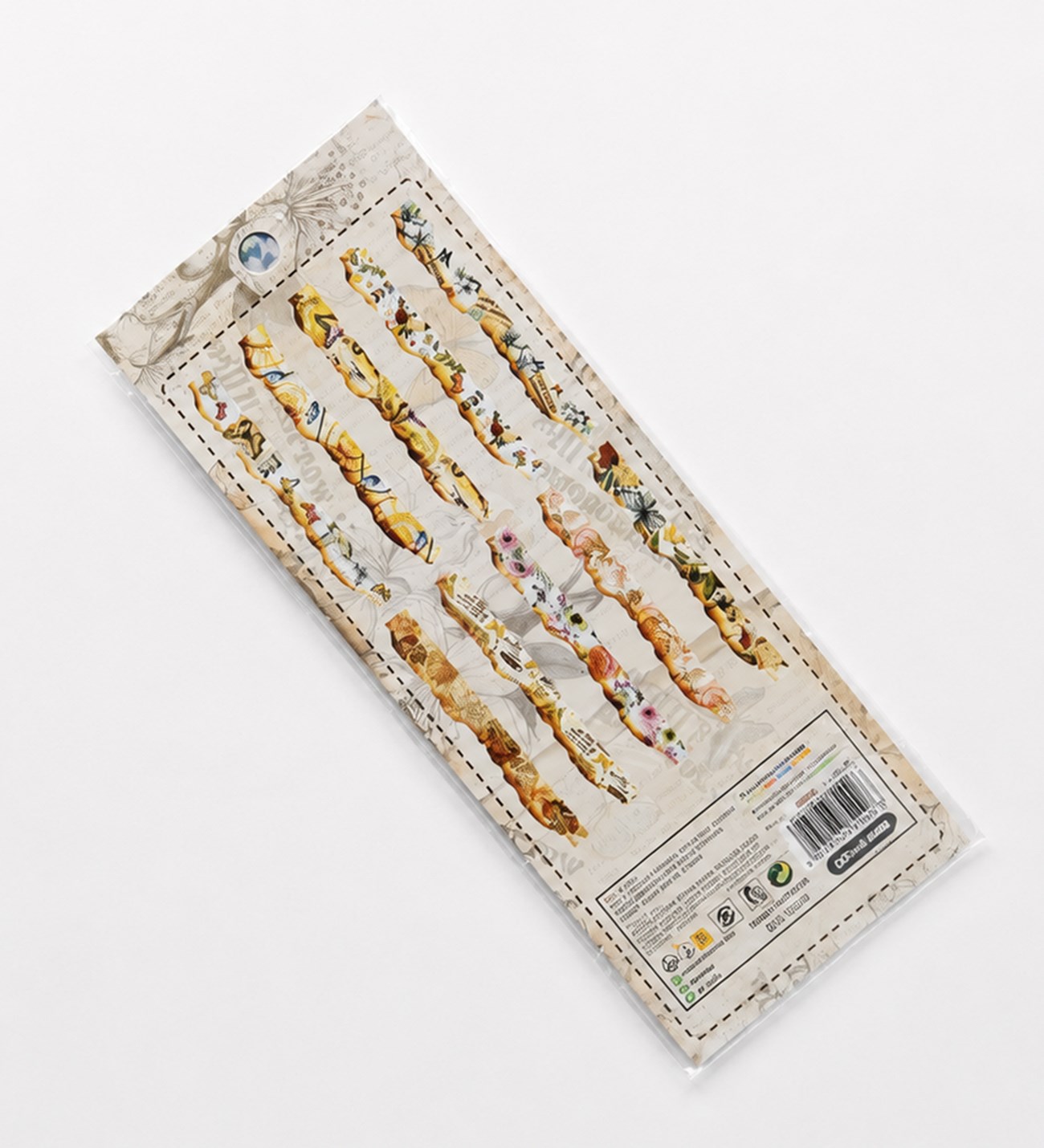 Şeffaf Vintage Scrapbook StickergiftmodaBM-2600