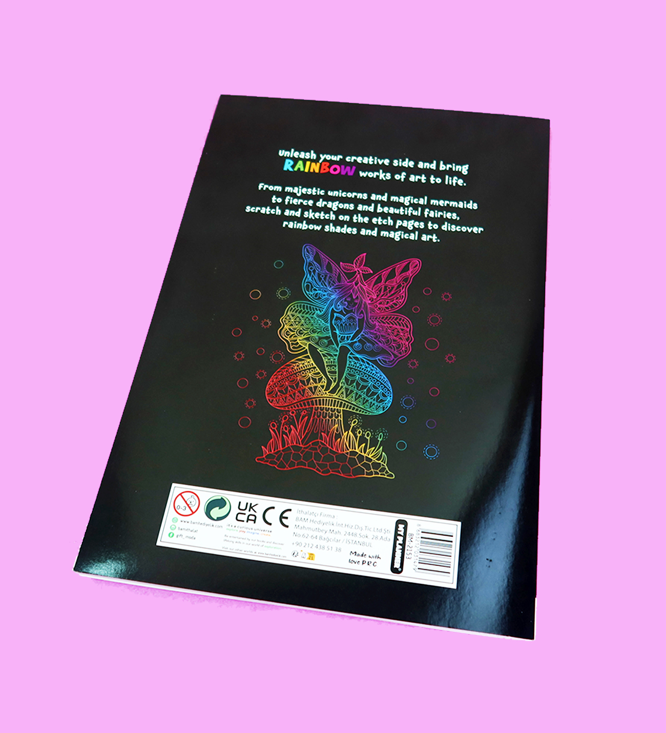 Scratch Art Creations Amazing Animals – Kazımalı Boyama ve Karalama Defteri + Ahşap KalemgiftmodaBM-2153