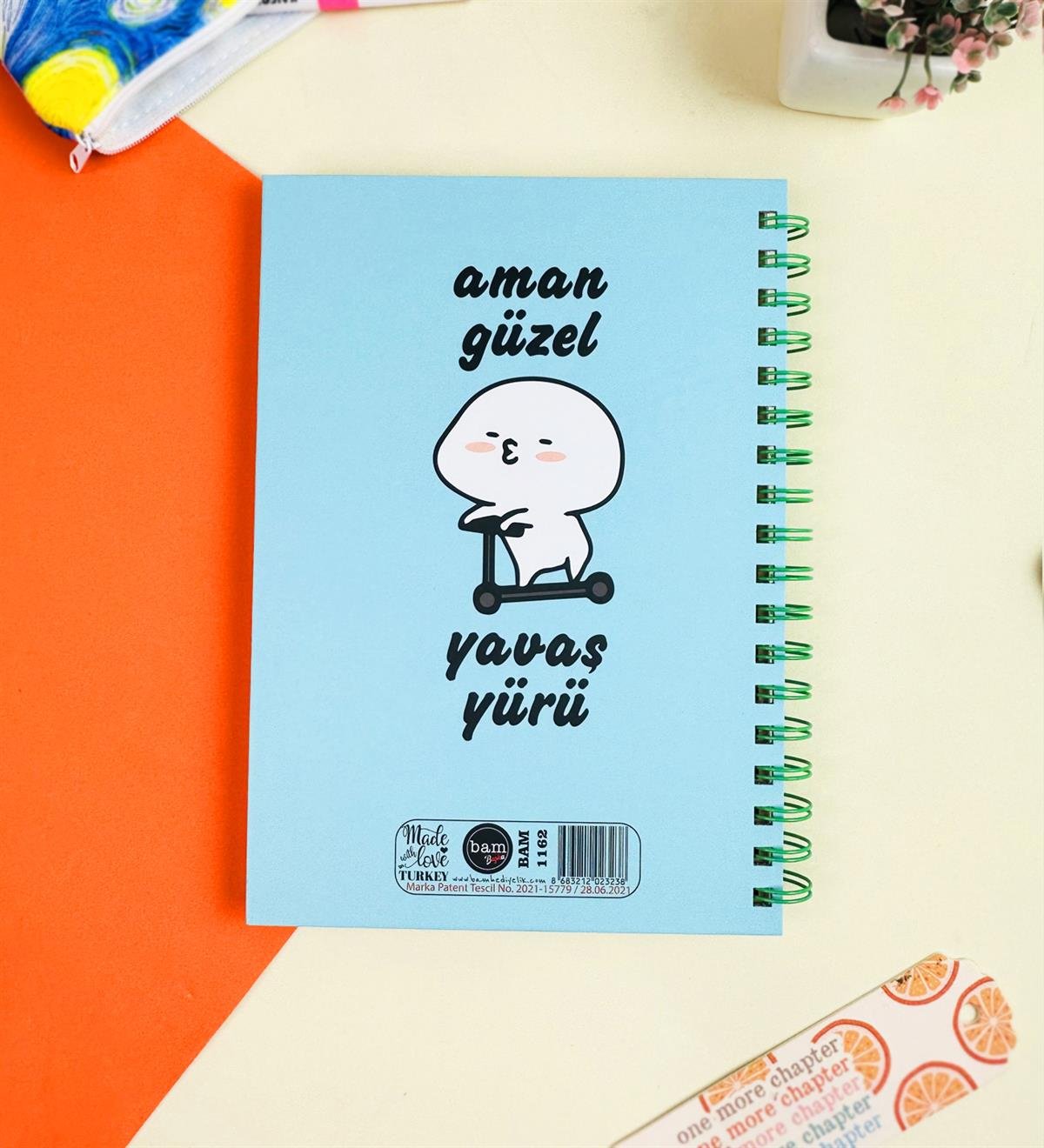 Aman Güzel Yavaş Yürü Tasarımlı Konuşan AjandagiftmodaBam-1162