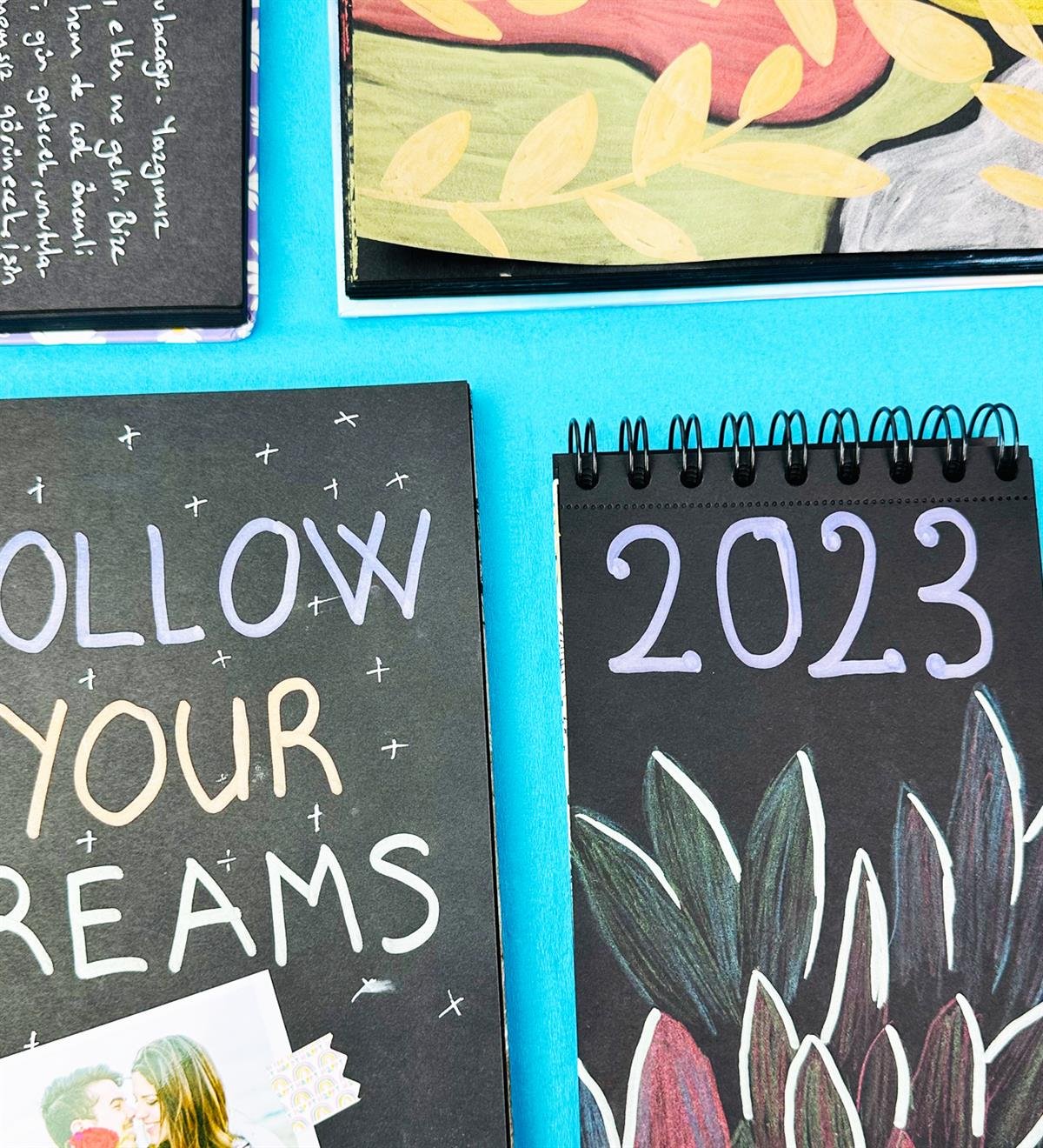 21x14Cm Sketch Book - Eskiz Defteri - Siyah Sayfa - 120 Gr - 56 YaprakgiftmodaBam-3003-2-Da-Vinci